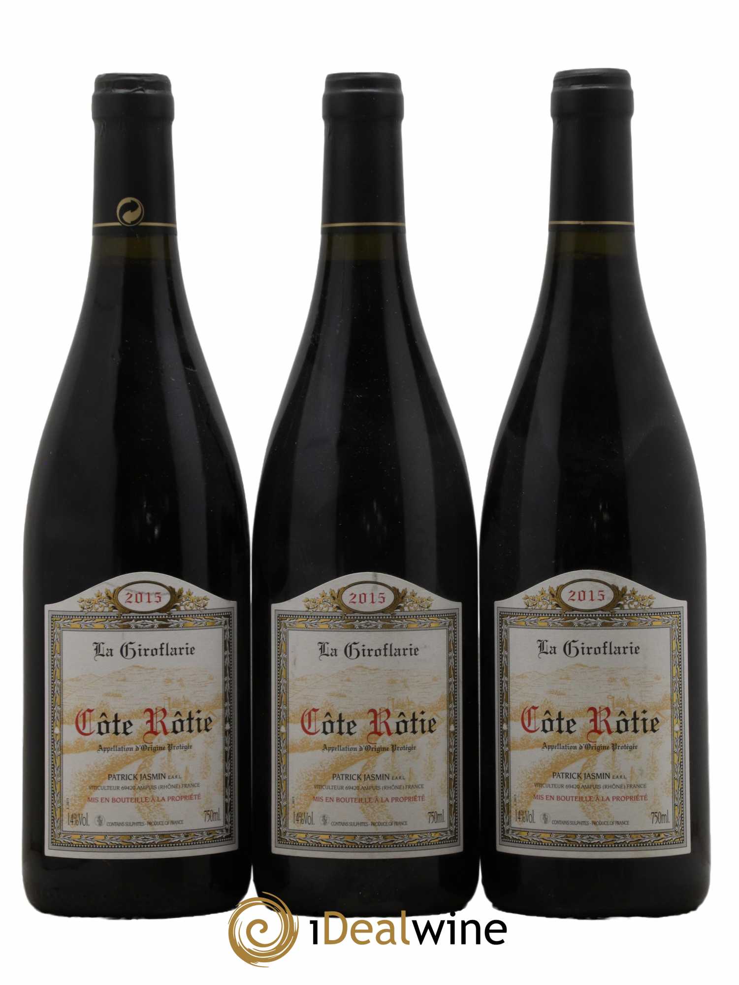 Côte-Rôtie La Giroflarie Jasmin (Domaine) 2015 - Lot de 3 bouteilles - 0
