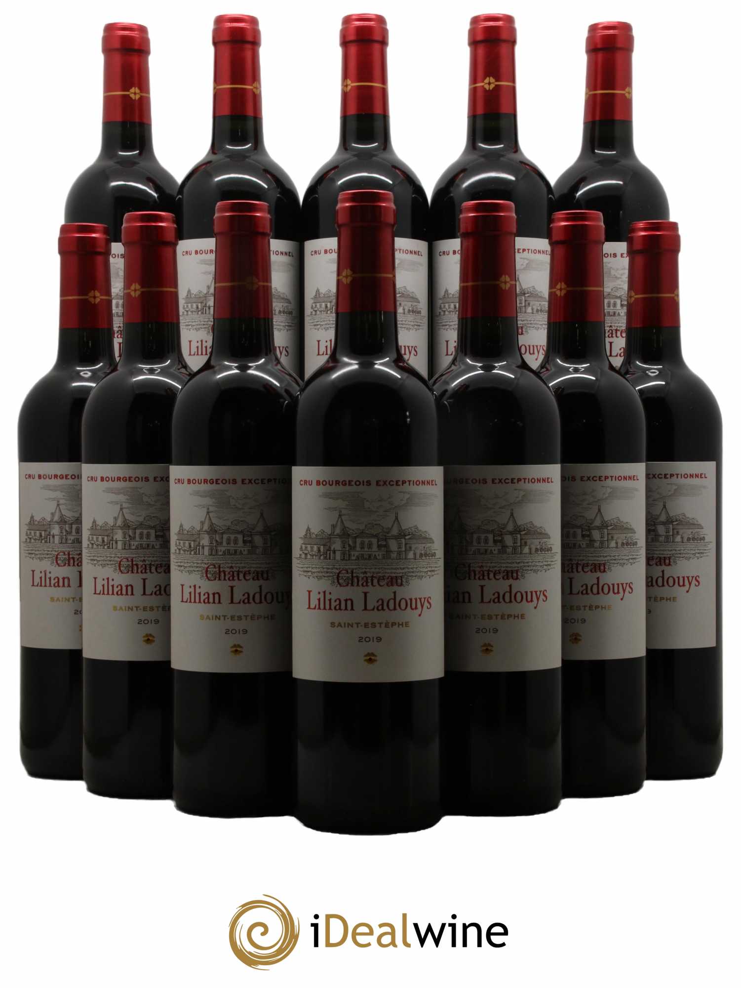 Château Lilian Ladouys Cru Bourgeois 2019 - Lot de 12 bouteilles - 0