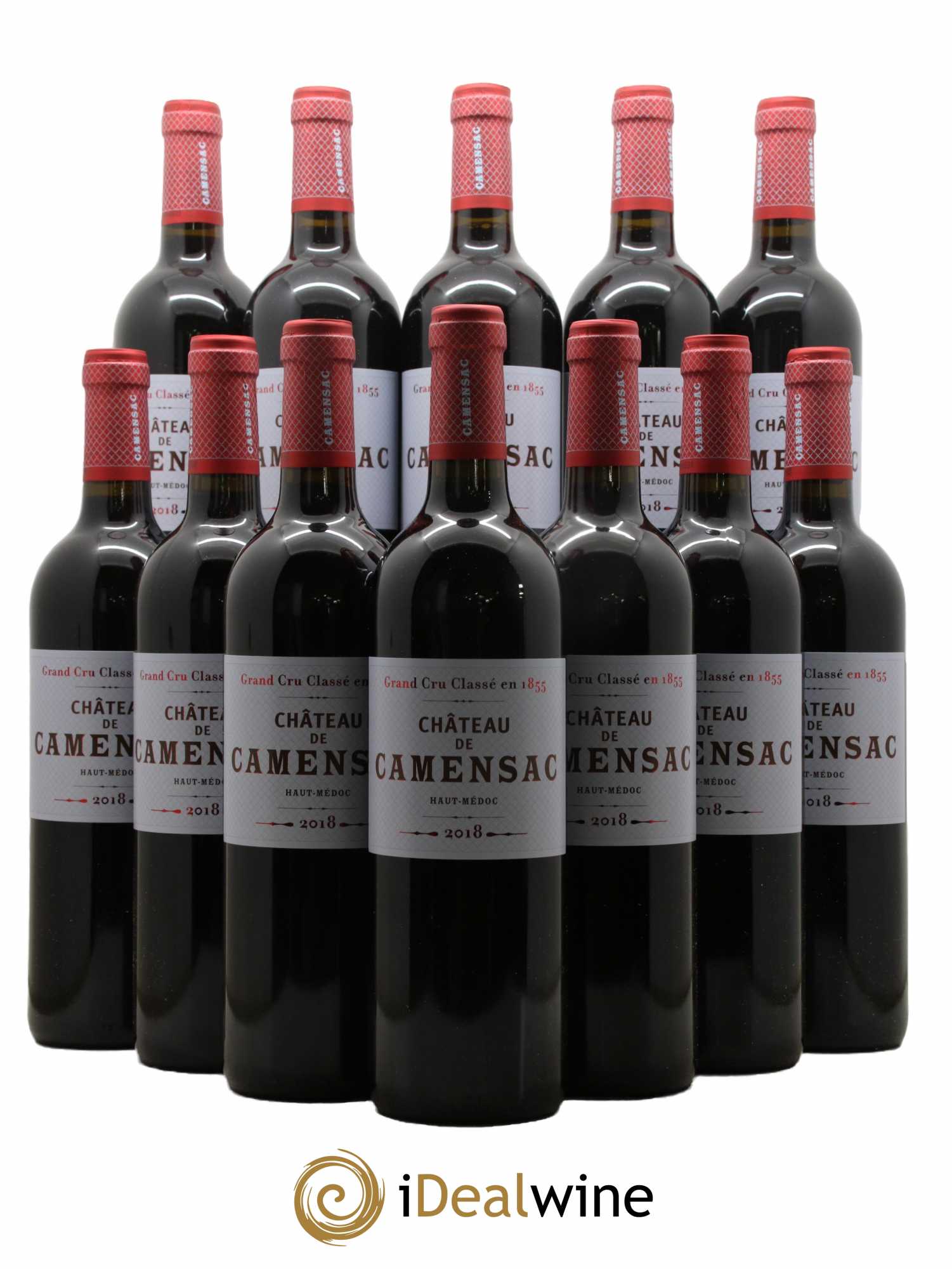 Château Camensac 5ème Grand Cru Classé 2018 - Lot de 12 bouteilles - 0