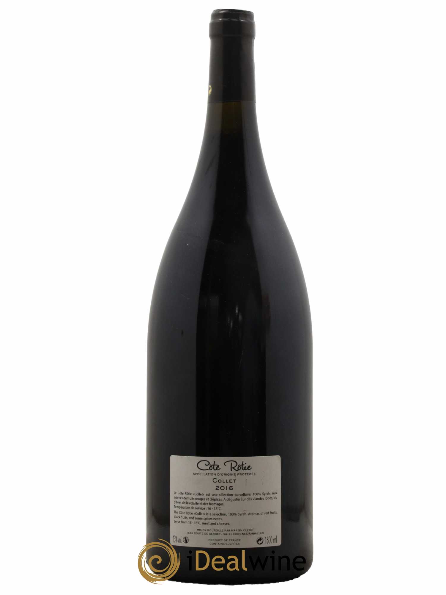 Côte-Rôtie Collet Domaine Martin Clerc 2016 - Lotto di 1 magnum - 1