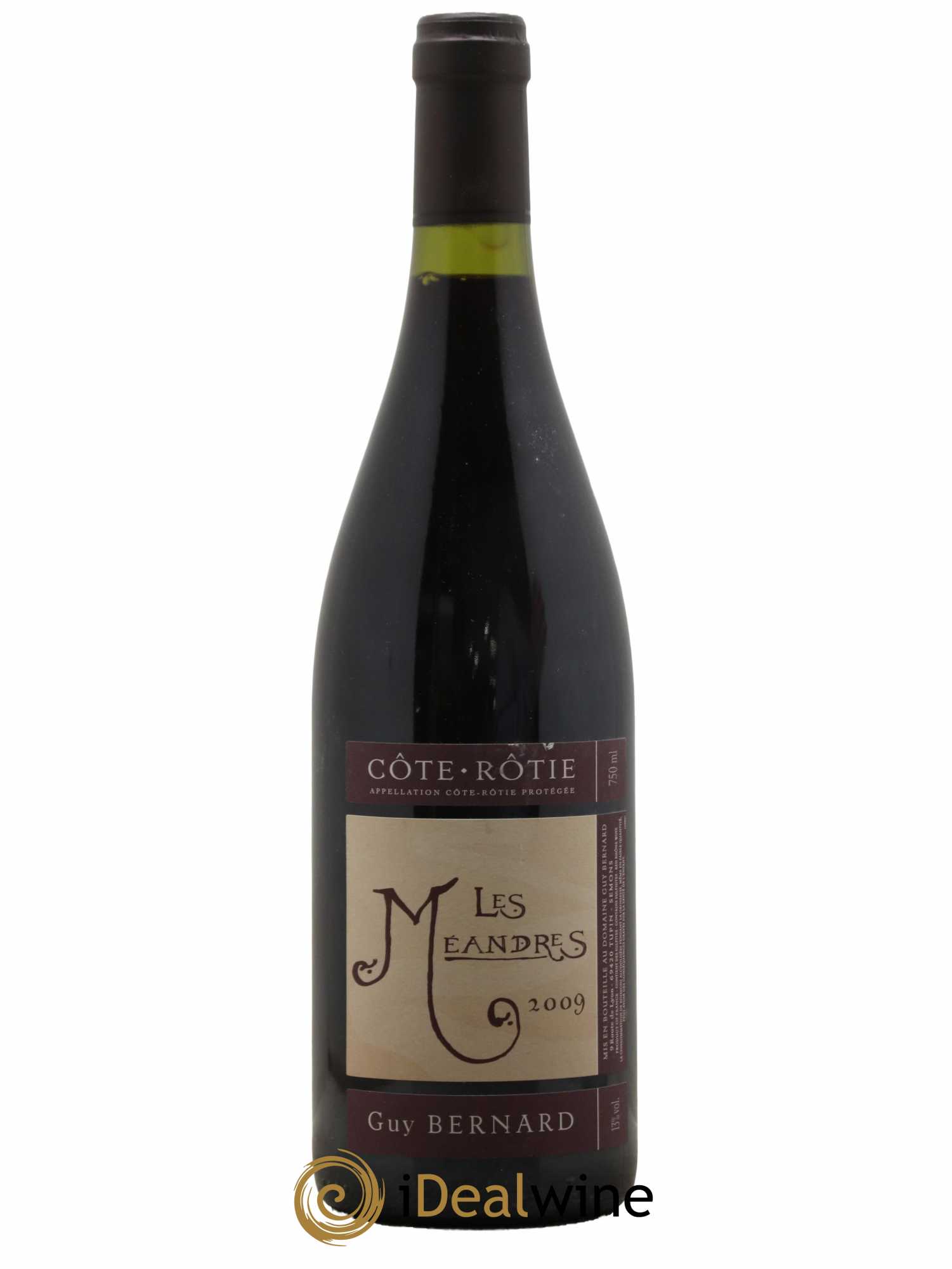 Côte-Rôtie Les Méandres Guy Bernard (Domaine) 2009 - Lot de 1 bouteille - 0
