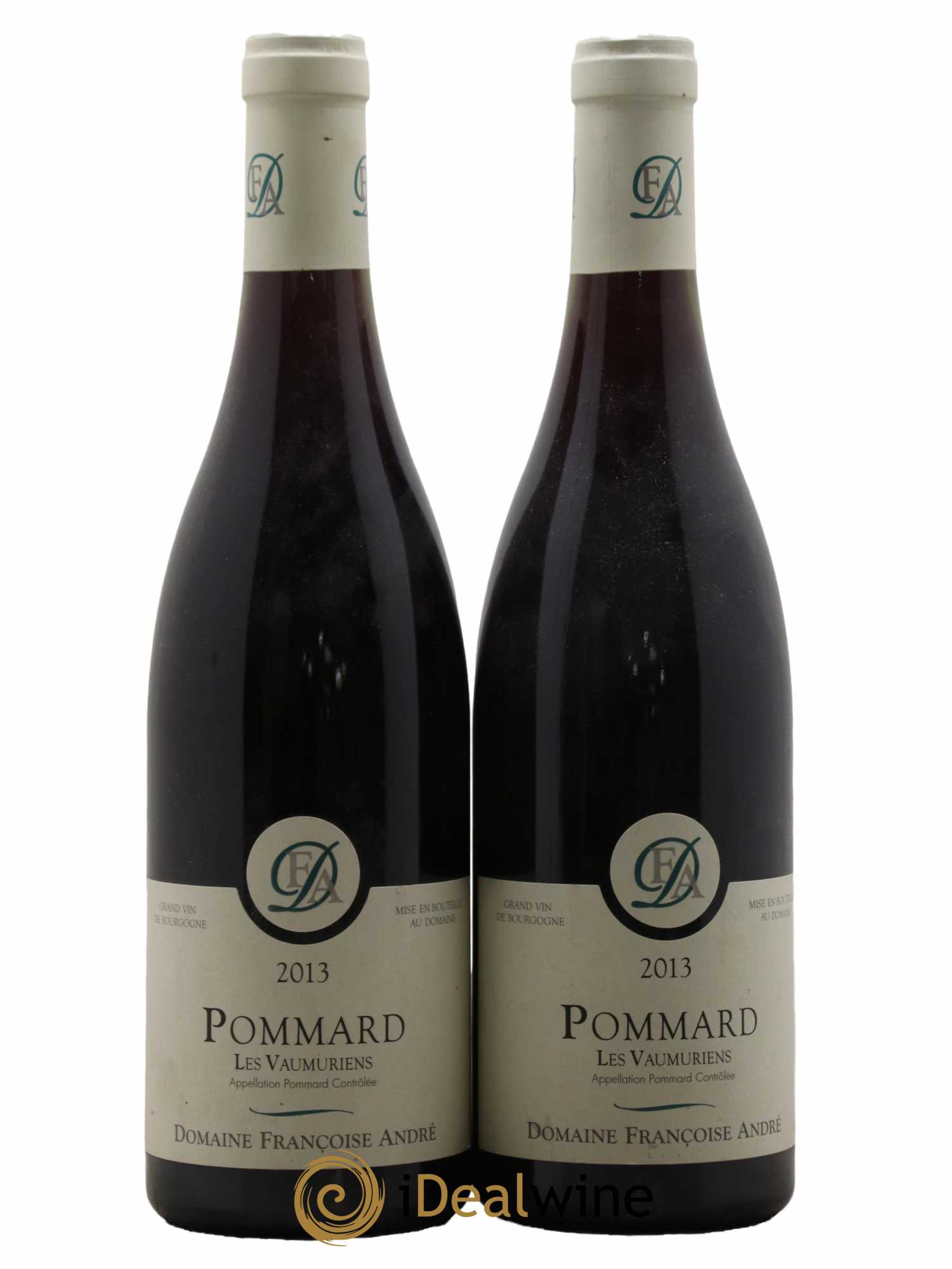 Pommard Les Vaumuriens Domaine Françoise André 2013 - Lot de 2 bouteilles - 0