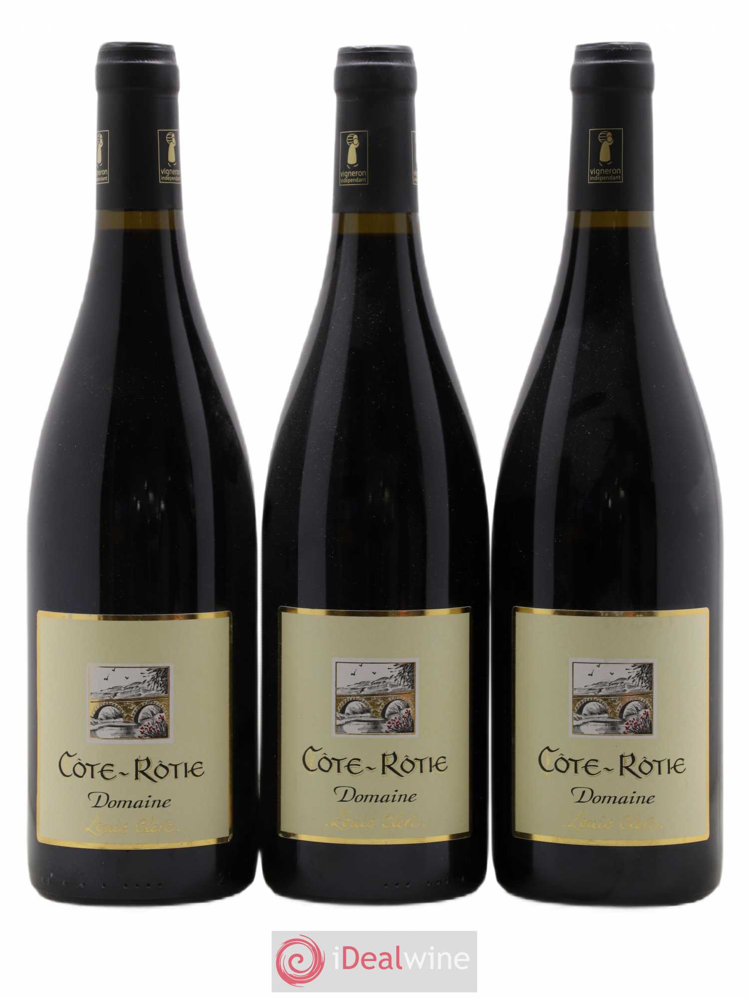 Côte-Rôtie Domaine Louis Clerc 2010 - Lot de 3 bouteilles - 0