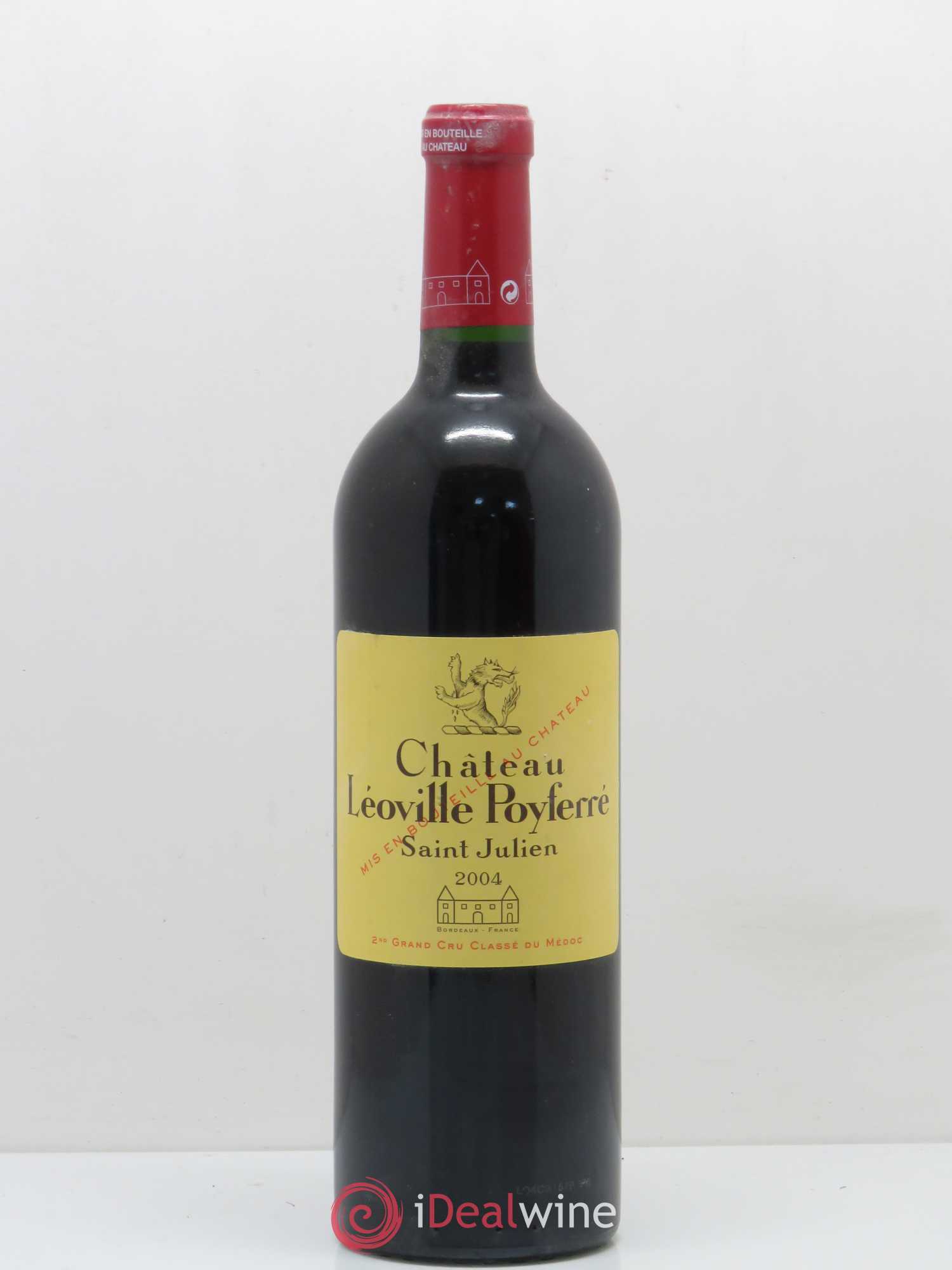 Château Léoville Poyferré 2ème Grand Cru Classé 2004 - Lot de 1 bouteille - 0
