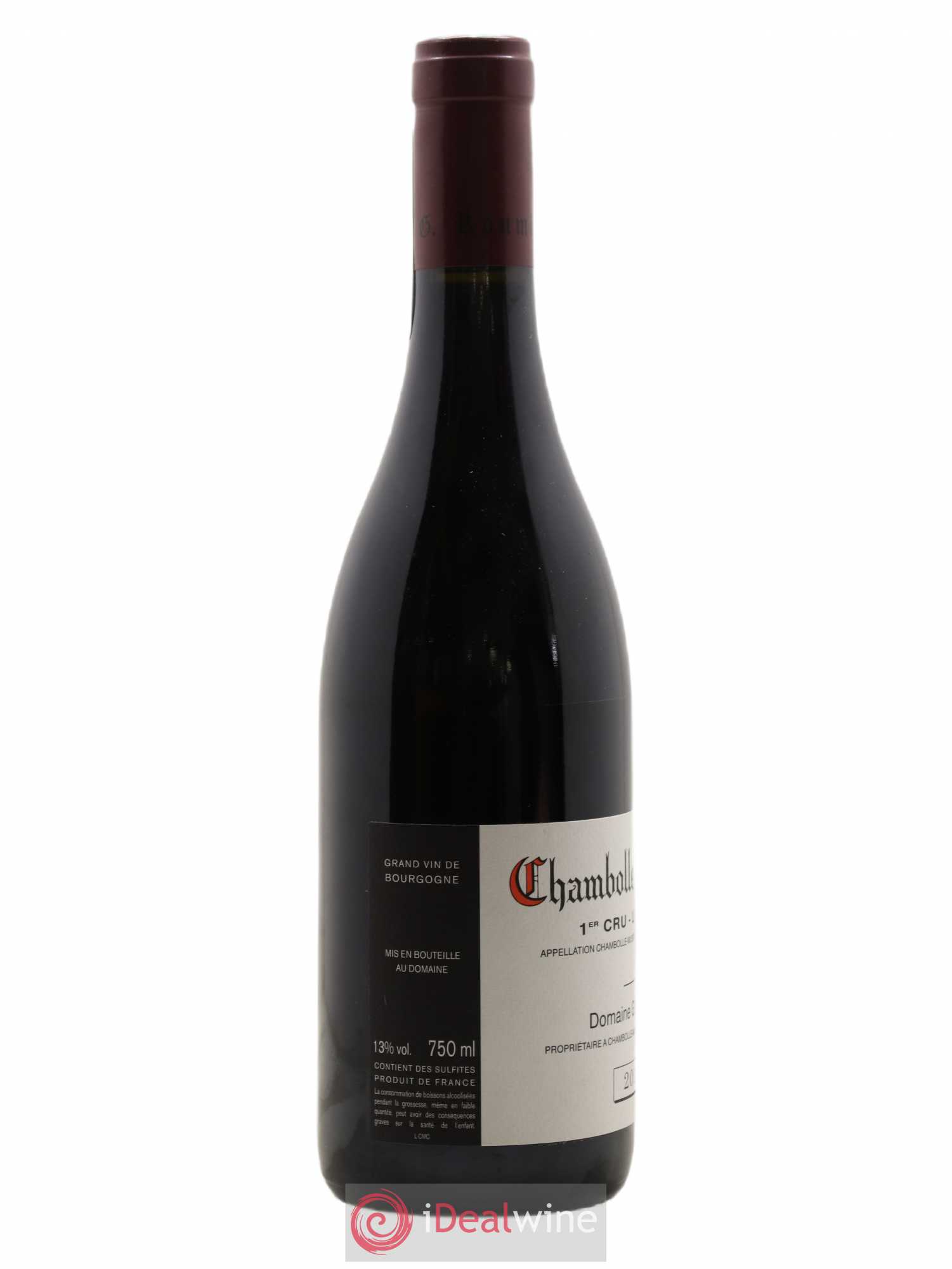 Chambolle-Musigny 1er Cru Les Cras Georges Roumier (Domaine) 2013 - Lot de 1 bouteille - 1