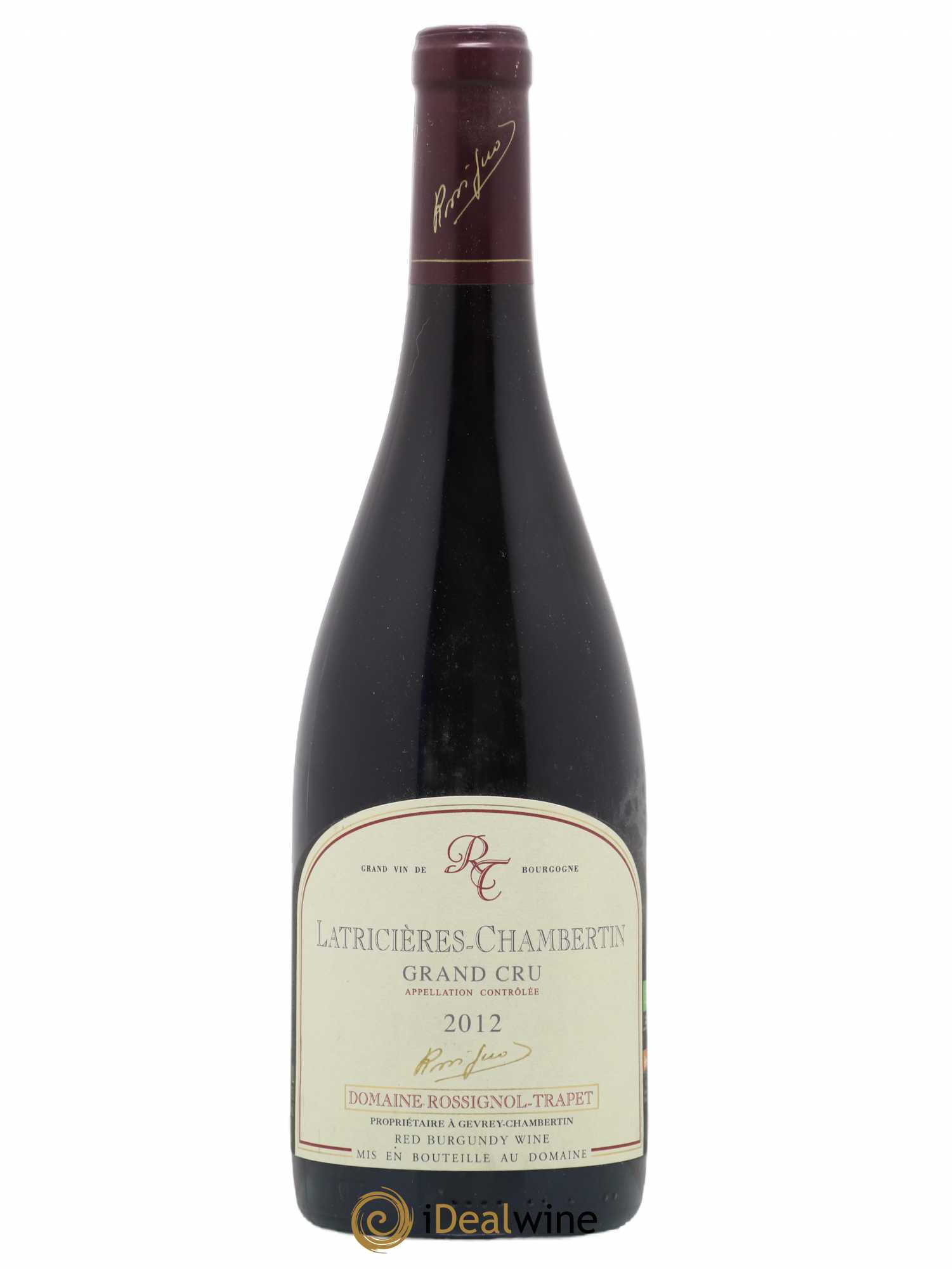 Latricières-Chambertin Grand Cru Rossignol-Trapet (Domaine) 2012 - Lot de 1 bouteille - 0