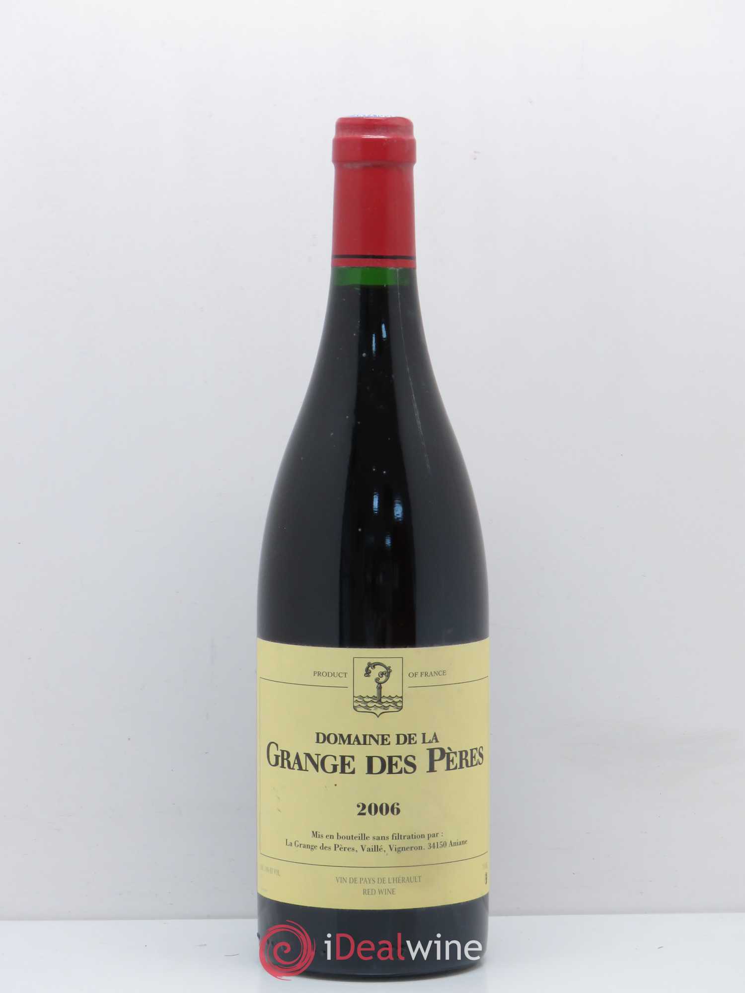 Pays d'Hérault Grange des Pères Laurent Vaillé 2006 - Lot de 1 bouteille - 0