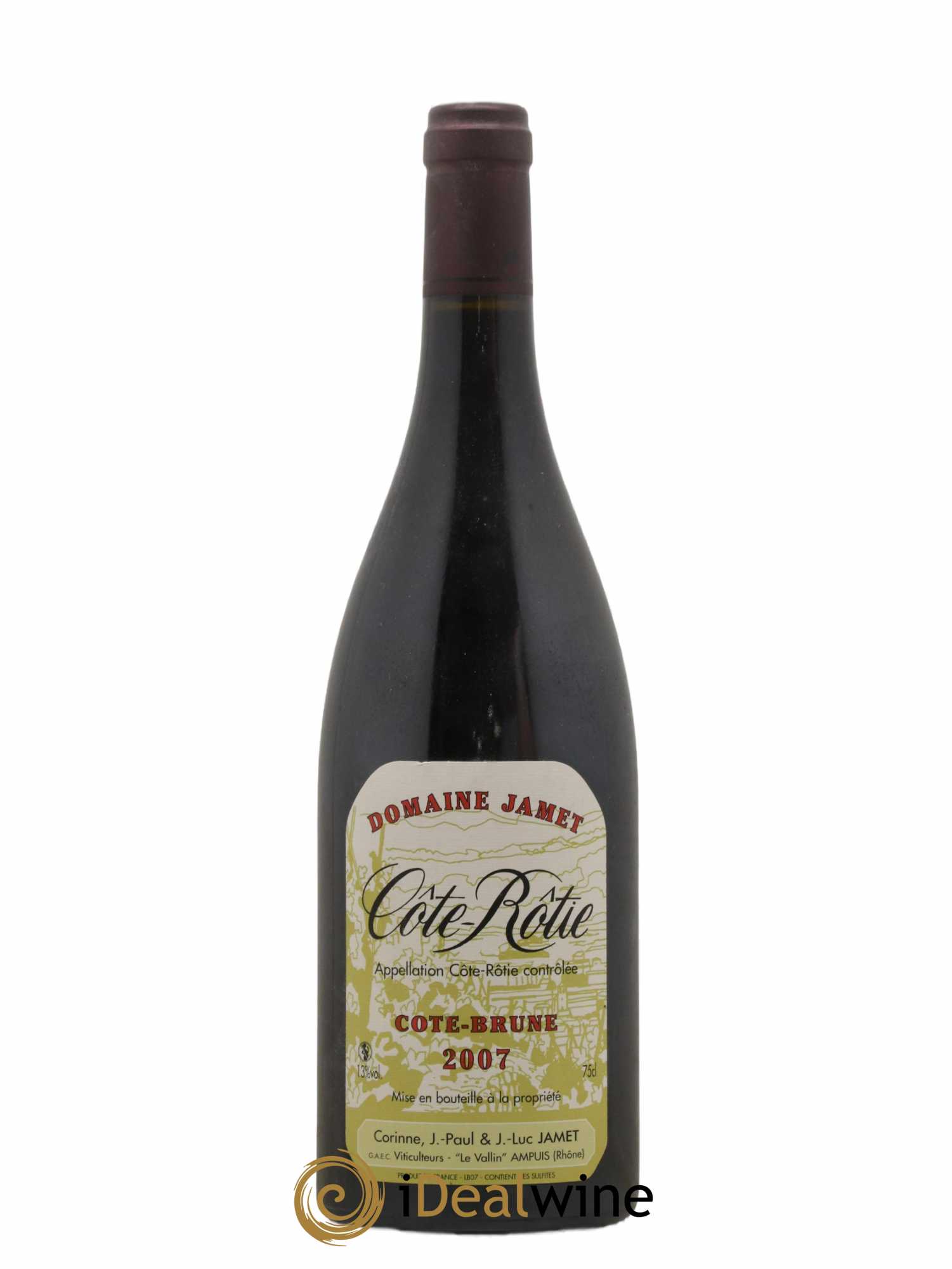 Côte-Rôtie Côte Brune Jamet (Domaine) 2007 - Lot de 1 bouteille - 0