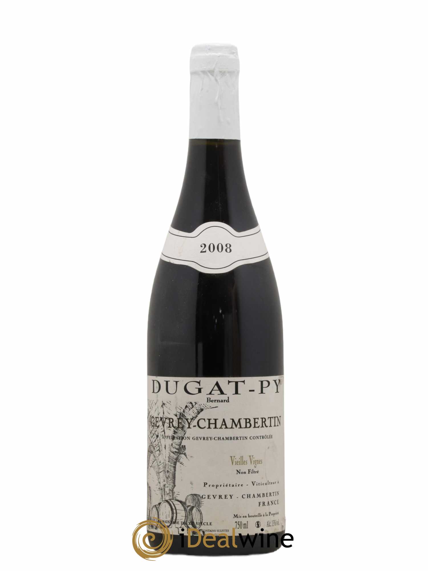 Gevrey-Chambertin Vieilles Vignes Dugat-Py 2008 - Lot de 1 bouteille - 0