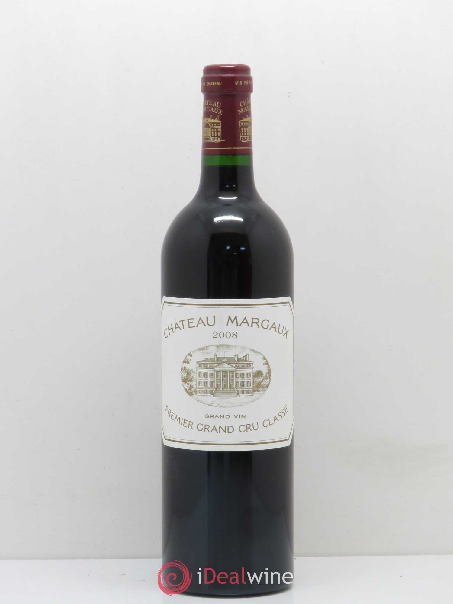 Château Margaux 1er Grand Cru Classé 2008 - Lot de 1 bouteille - 0