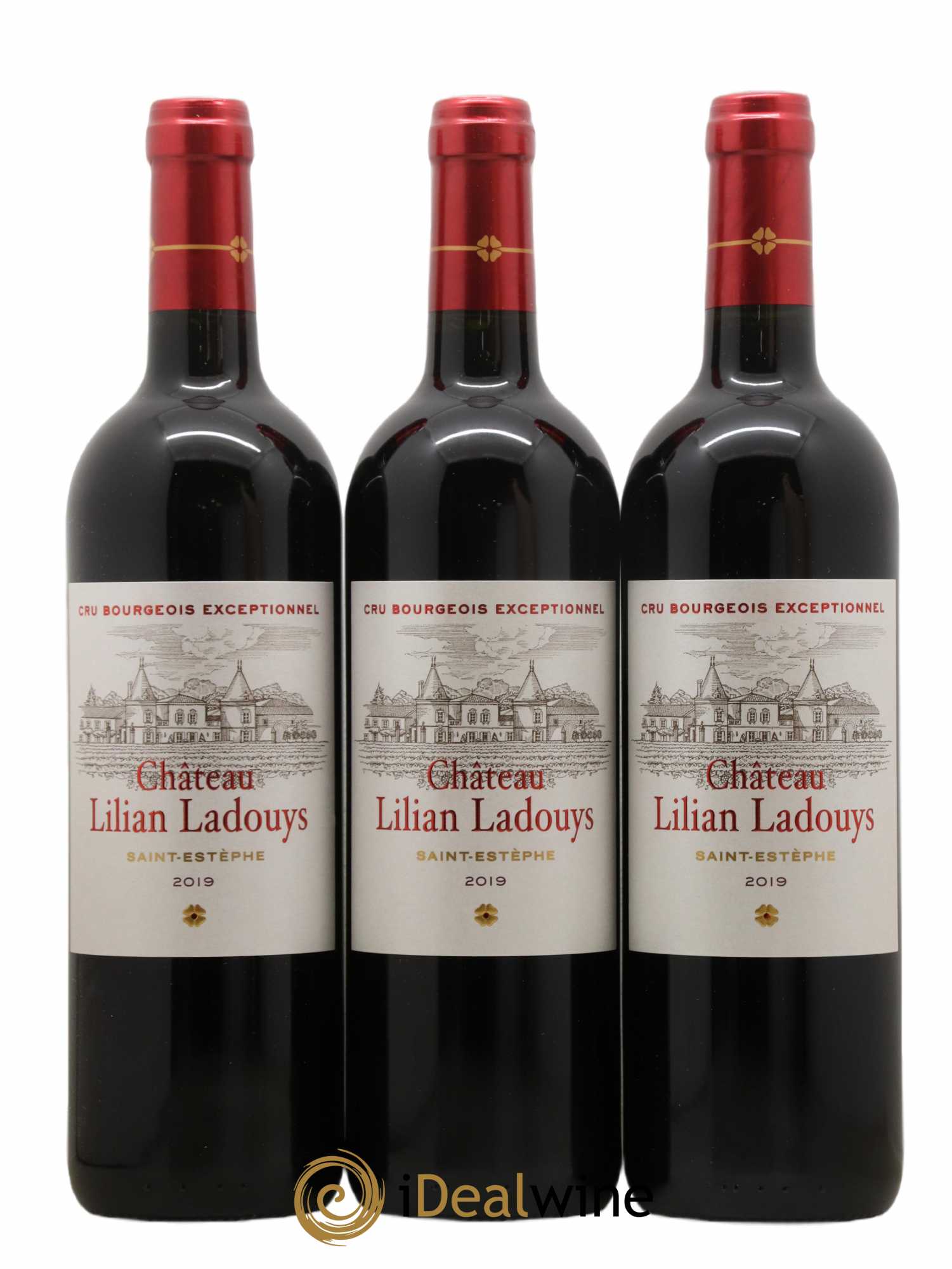 Château Lilian Ladouys Cru Bourgeois 2019 - Lot de 3 bouteilles - 0