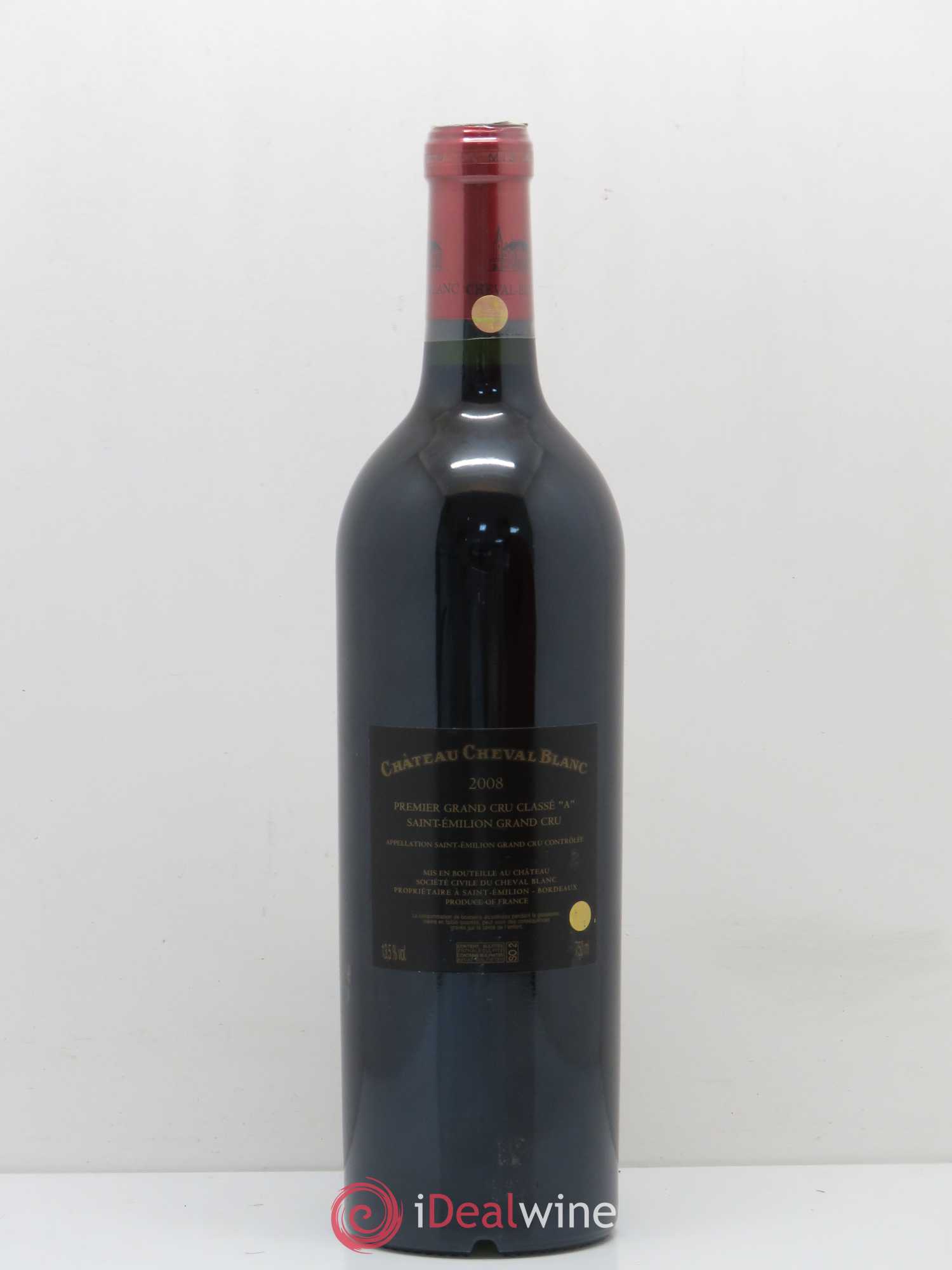 Château Cheval Blanc 1er Grand Cru Classé A 2008 - Lot de 1 bouteille - 1