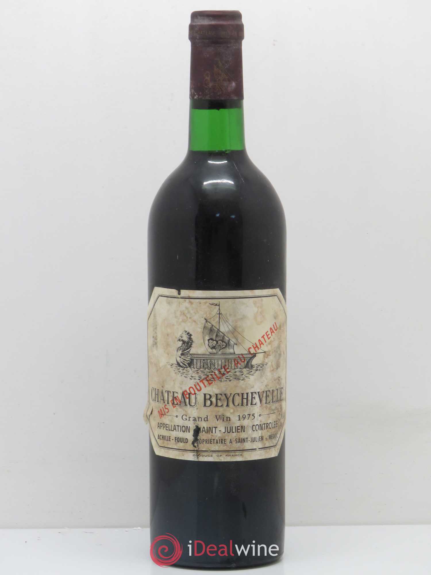 Château Beychevelle 4ème Grand Cru Classé 1975 - Lot de 1 bouteille - 0