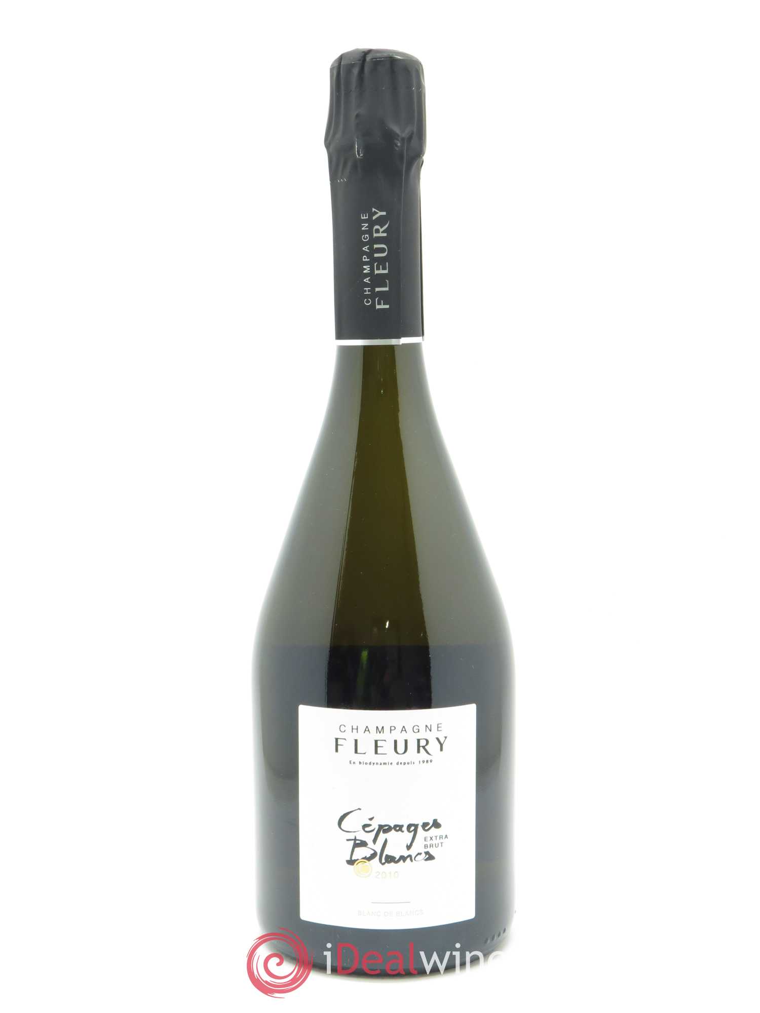 Cépages Blancs Blanc de Blancs Extra-Brut Fleury 2010 - Lot de 1 bouteille - 0