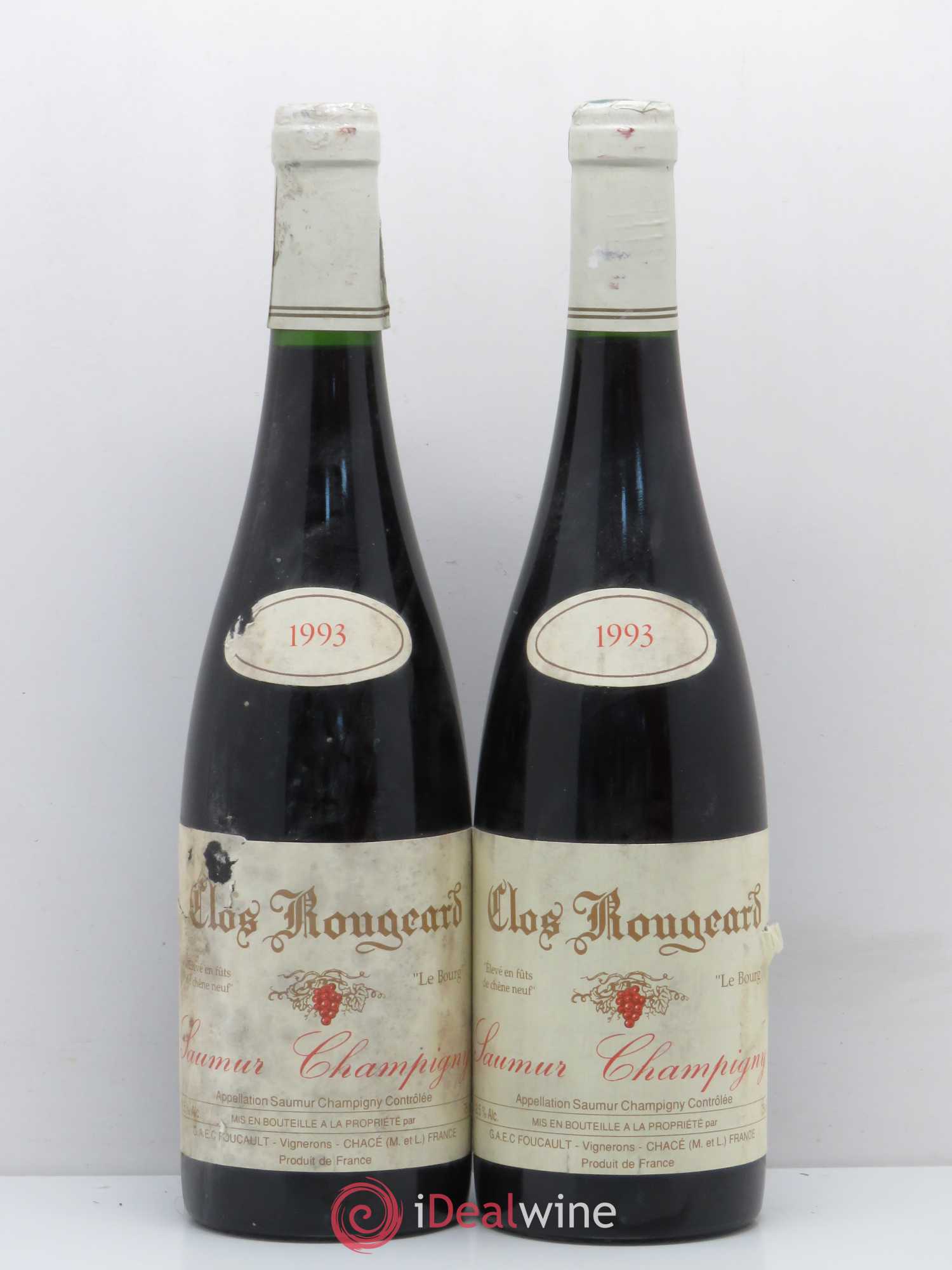 Saumur-Champigny Le Bourg Clos Rougeard 1993 - Lot de 2 bouteilles - 0