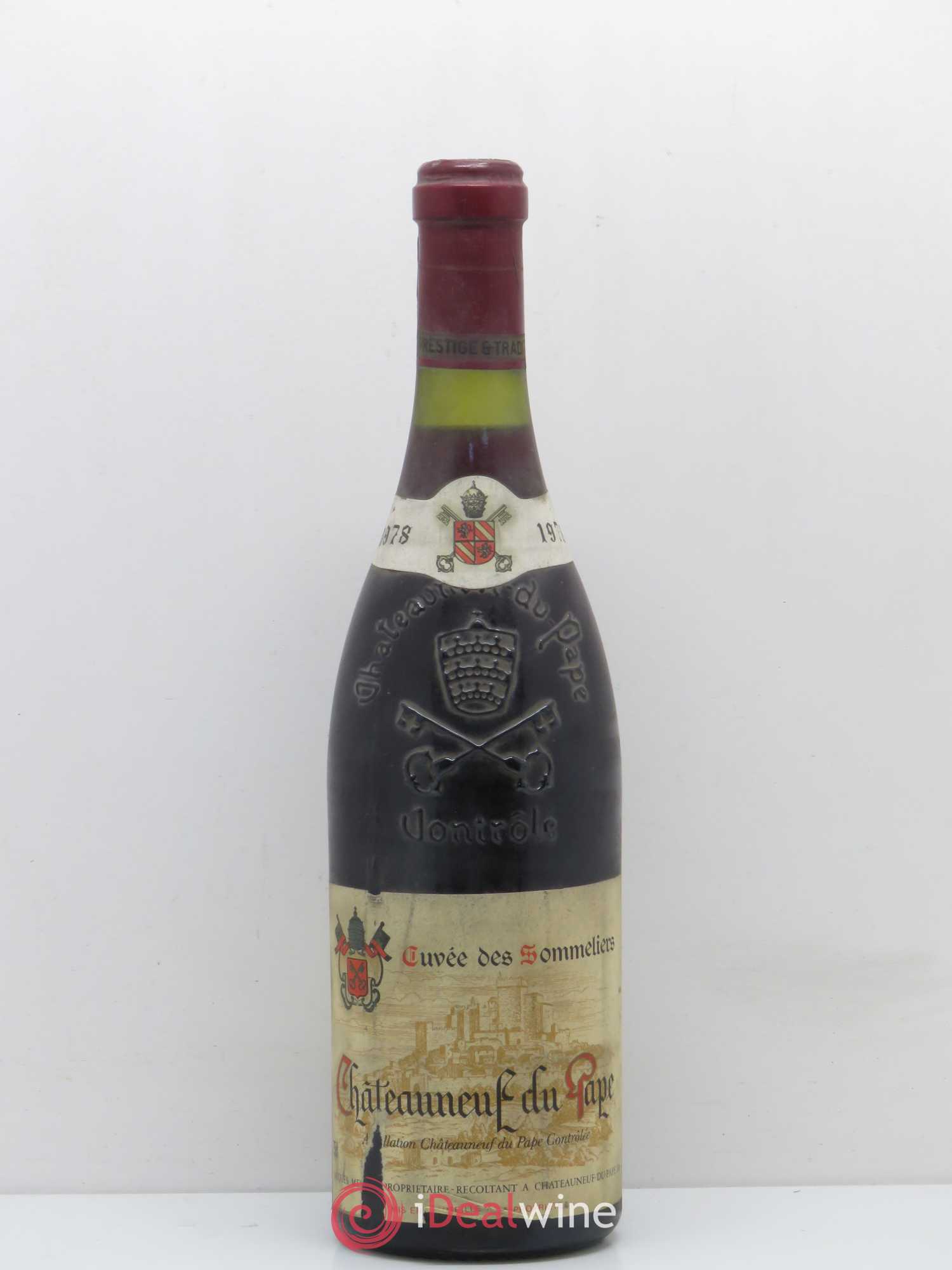 Châteauneuf-du-Pape Cuvée Des Sommeliers 1978 - Posten von 1 Flasche - 0