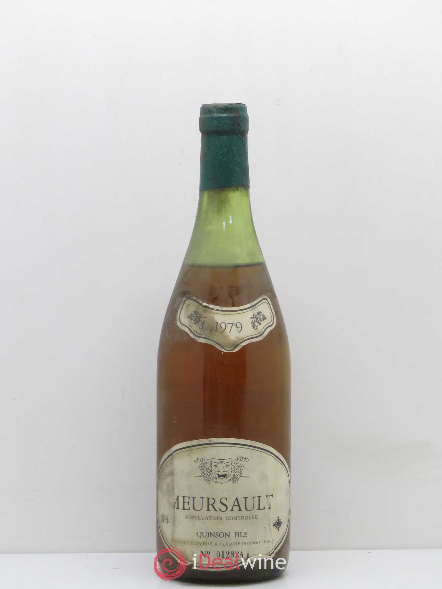 Meursault Quinson Fils 1979 - Posten von 1 Flasche - 0