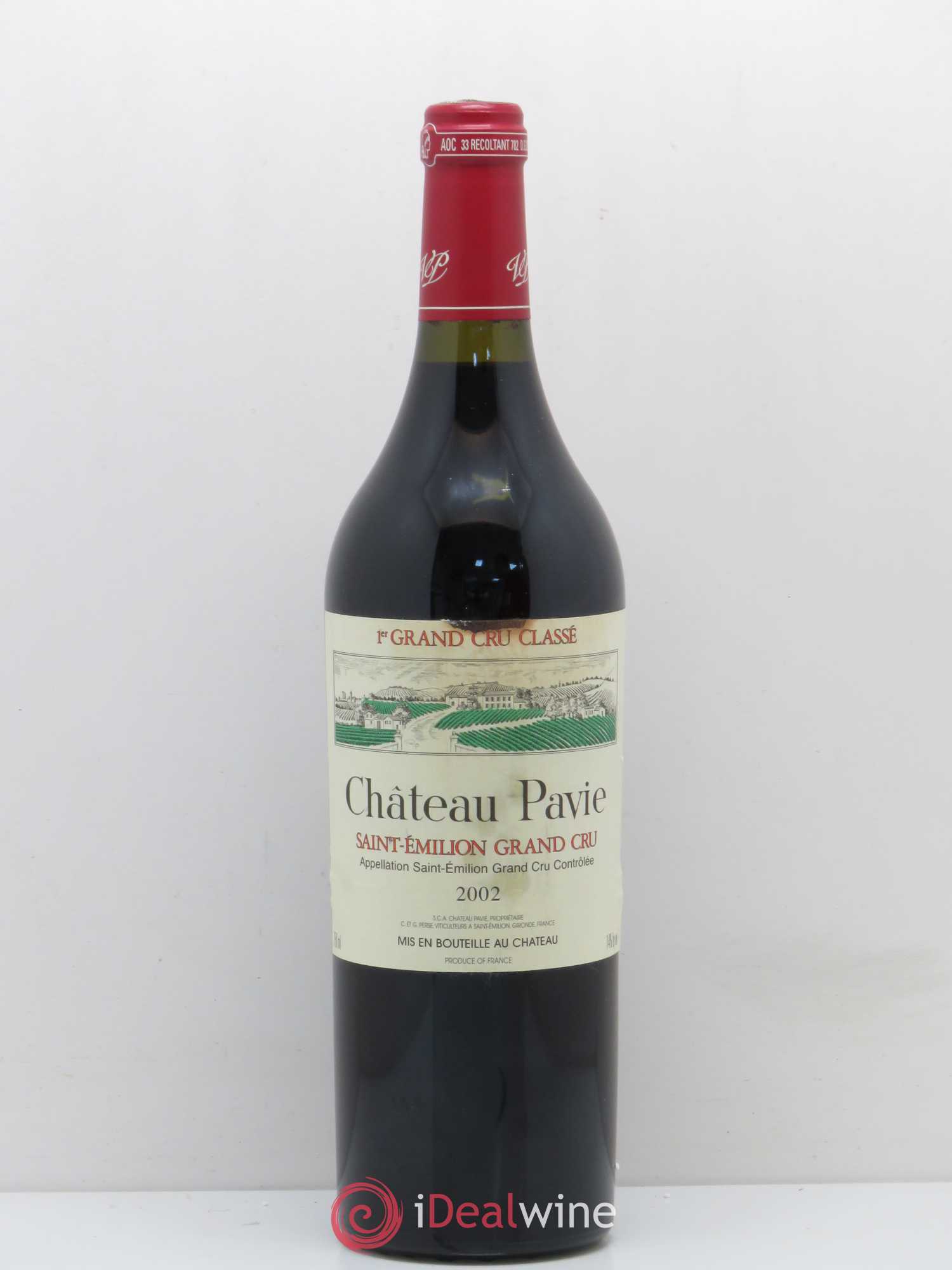 Château Pavie 1er Grand Cru Classé A 2002 - Lot de 1 bouteille - 0