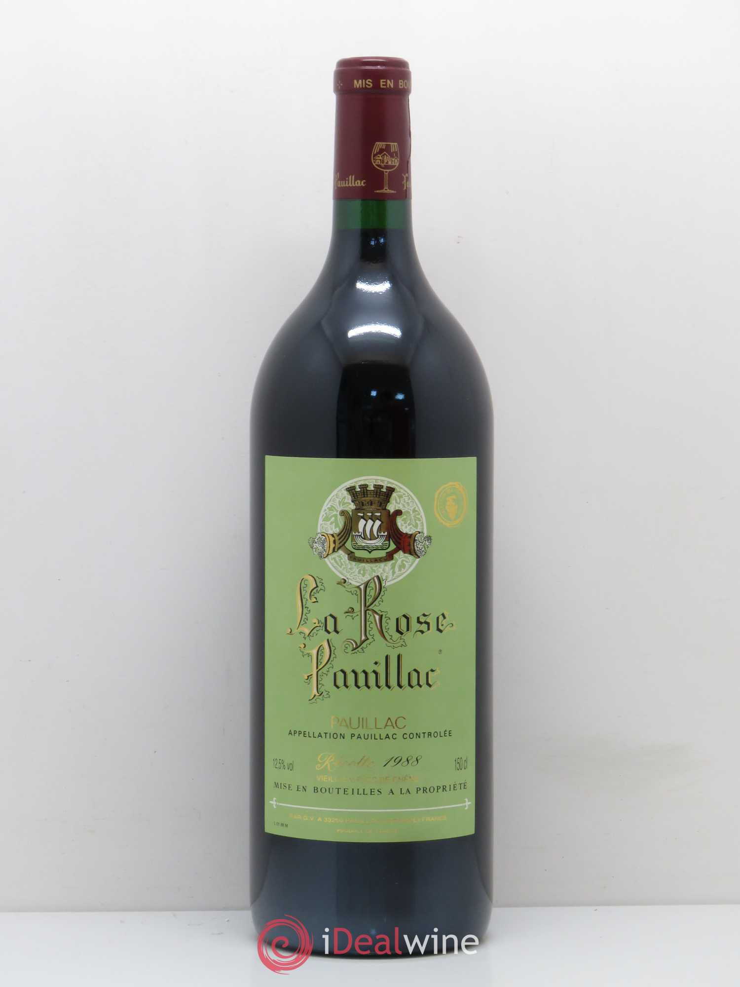 La Rose Pauillac 1988 - Lot de 1 magnum - 0