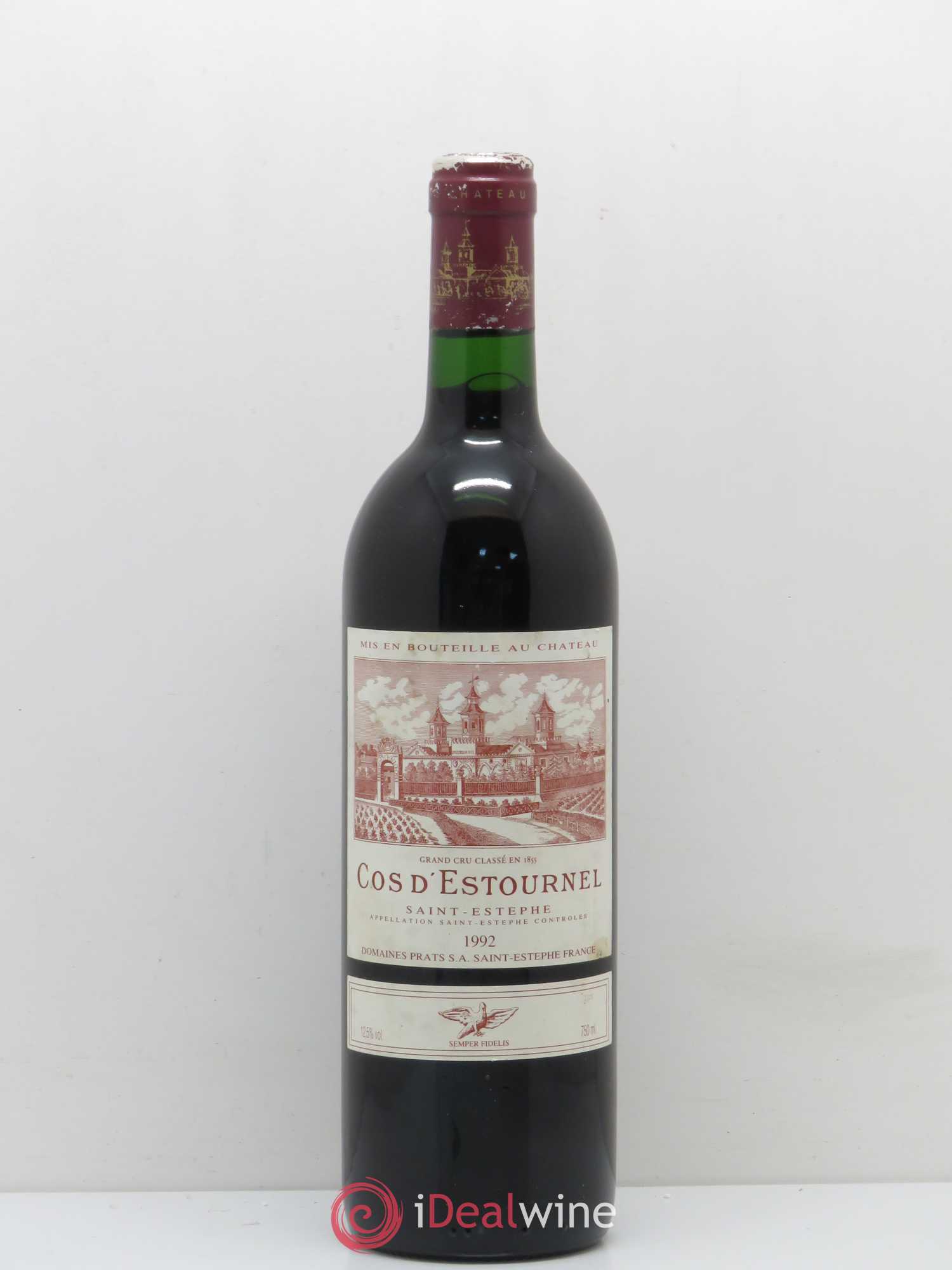 Cos d'Estournel 2ème Grand Cru Classé 1992 - Lot de 1 bouteille - 0