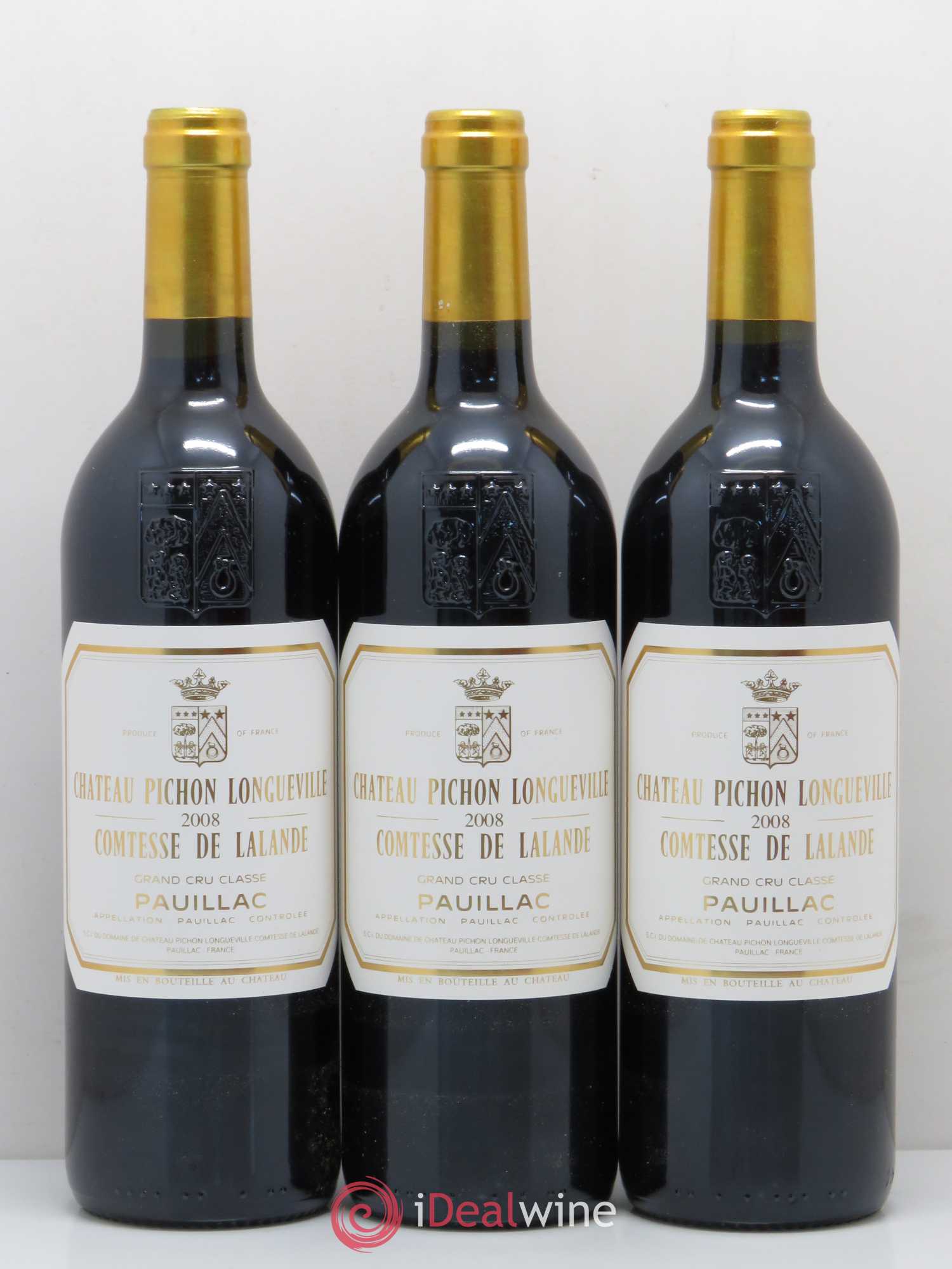 Château Pichon Longueville Comtesse de Lalande 2ème Grand Cru Classé 2008 - Lot de 12 bouteilles - 4
