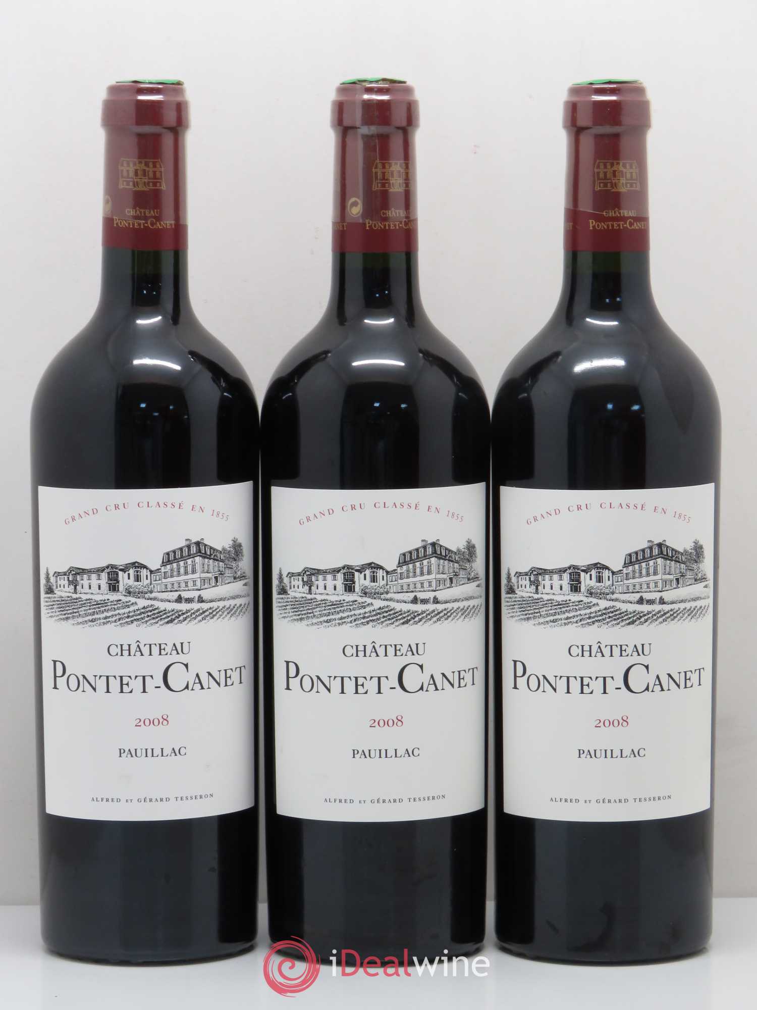 Château Pontet Canet 5ème Grand Cru Classé 2008 - Lot de 6 bouteilles - 2