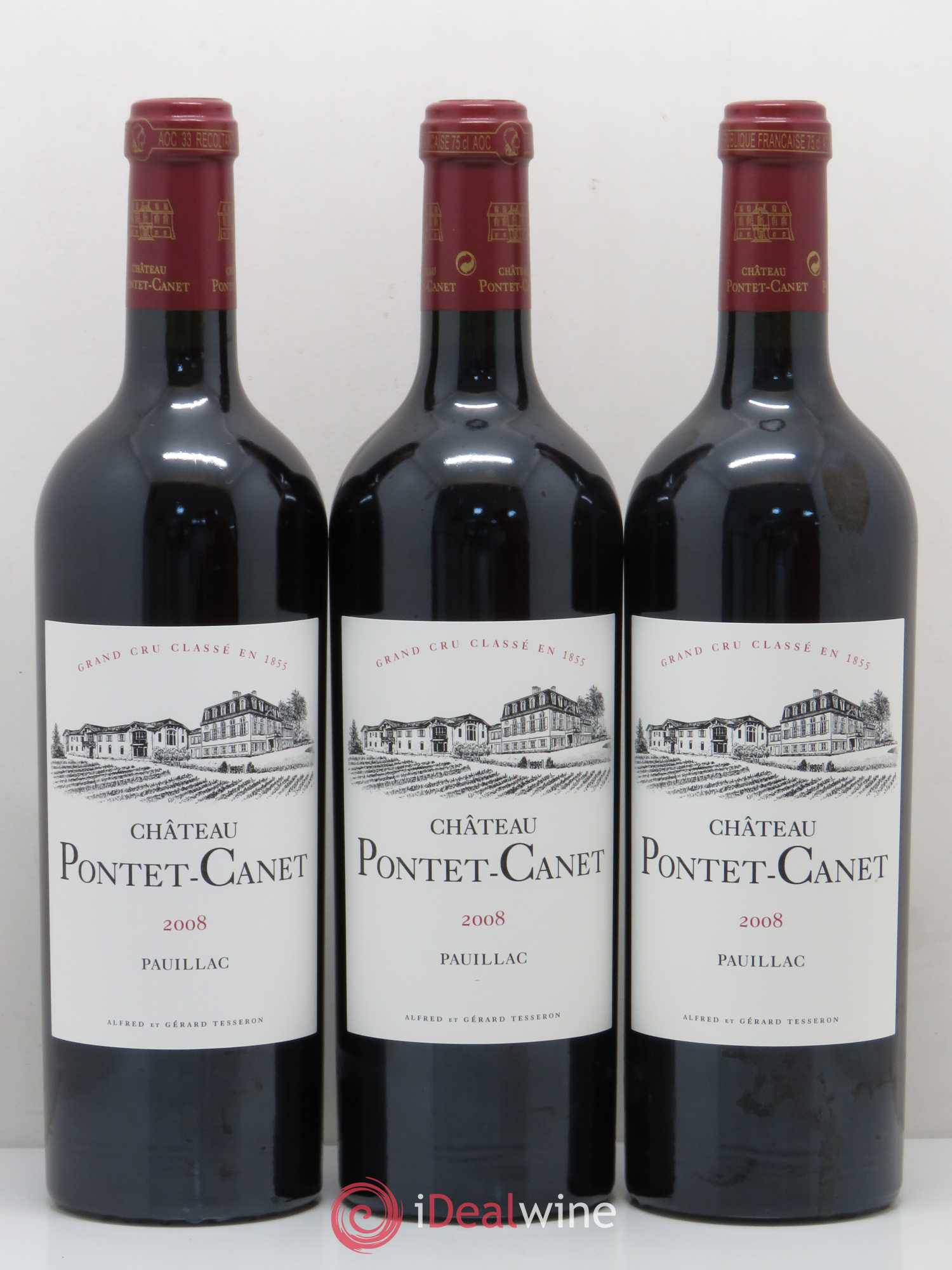 Château Pontet Canet 5ème Grand Cru Classé 2008 - Lot de 6 bouteilles - 2
