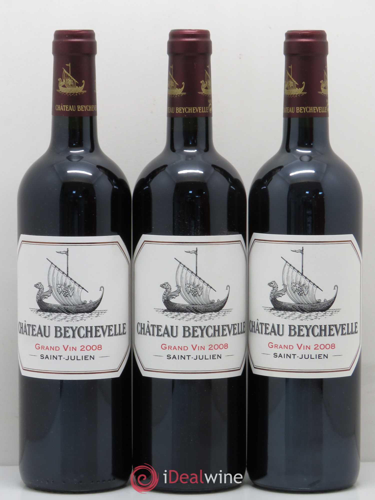 Château Beychevelle 4ème Grand Cru Classé 2008 - Lot de 6 bouteilles - 1