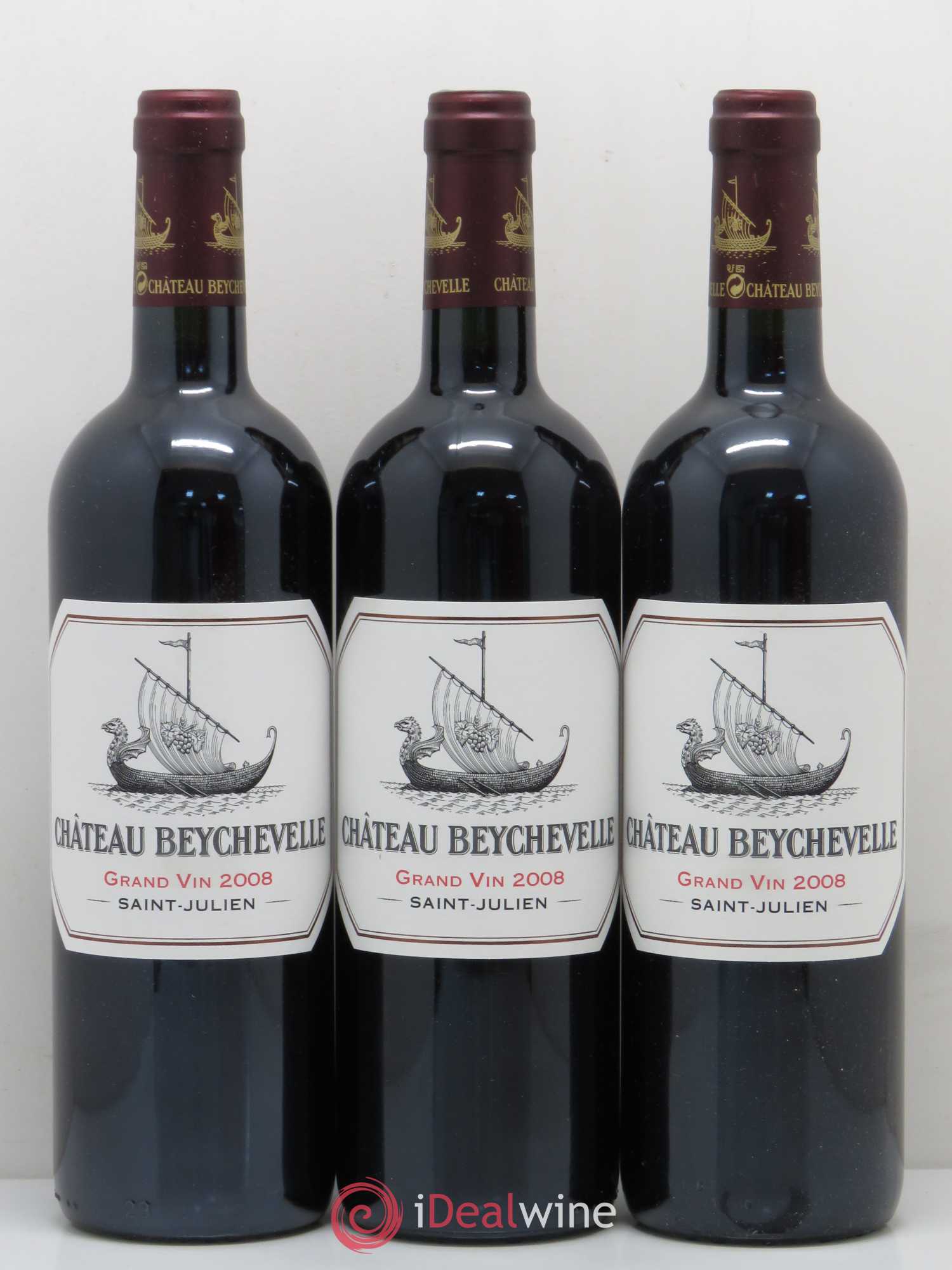 Château Beychevelle 4ème Grand Cru Classé 2008 - Lot de 6 bouteilles - 1