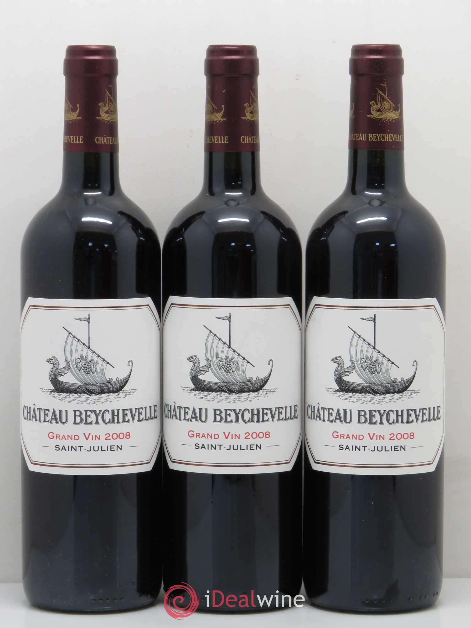 Château Beychevelle 4ème Grand Cru Classé 2008 - Lot de 6 bouteilles - 1