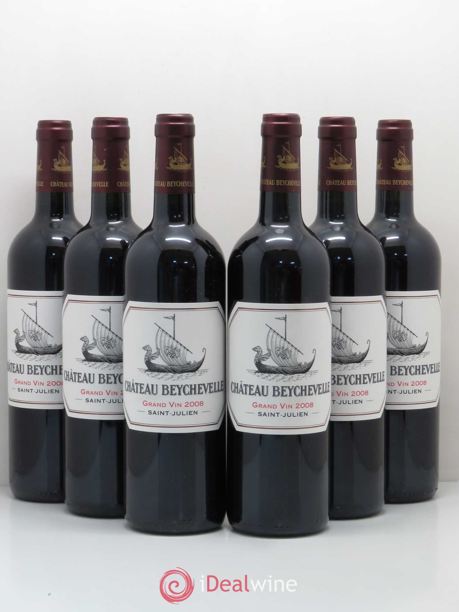 Château Beychevelle 4ème Grand Cru Classé 2008 - Lot de 6 bouteilles - 0