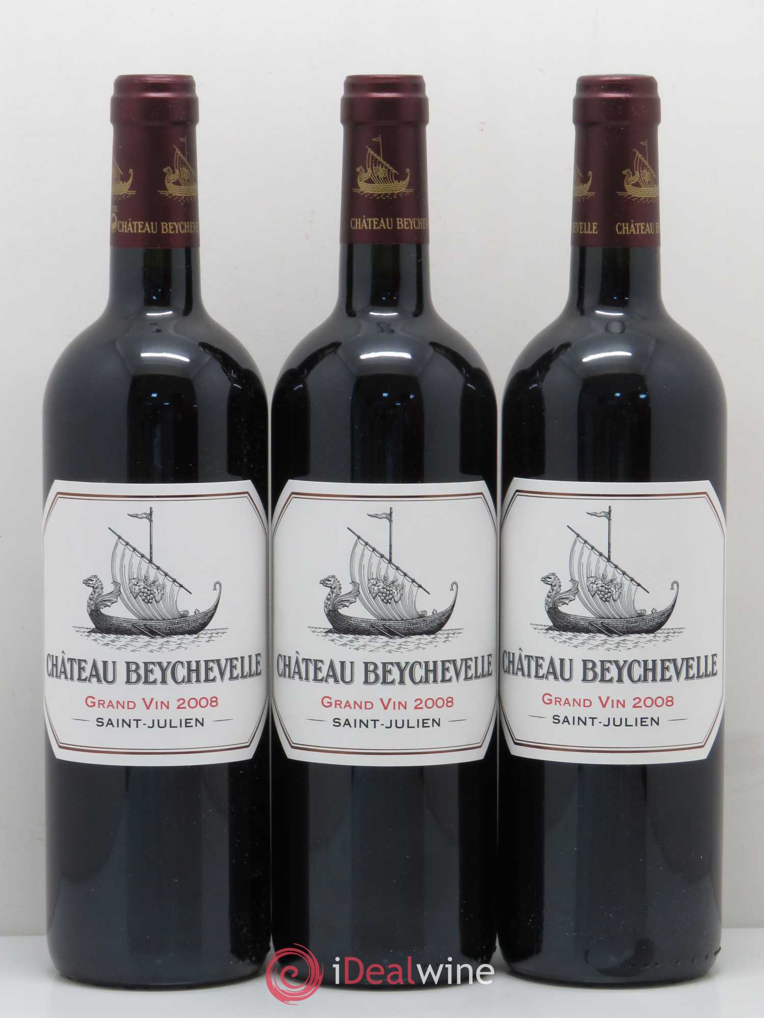 Château Beychevelle 4ème Grand Cru Classé 2008 - Lot de 6 bouteilles - 1