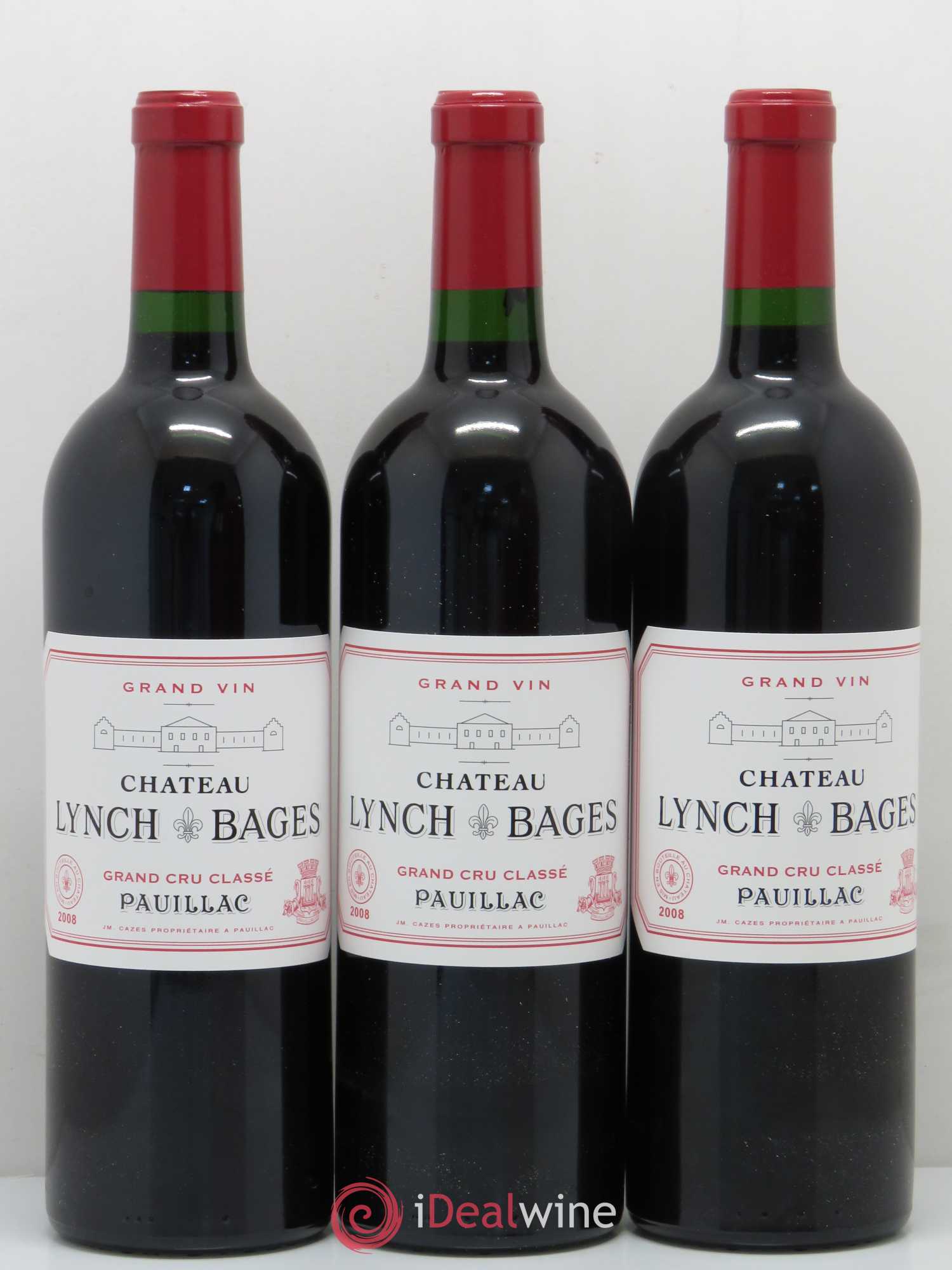 Château Lynch Bages 5ème Grand Cru Classé 2008 - Lot de 12 bouteilles - 3