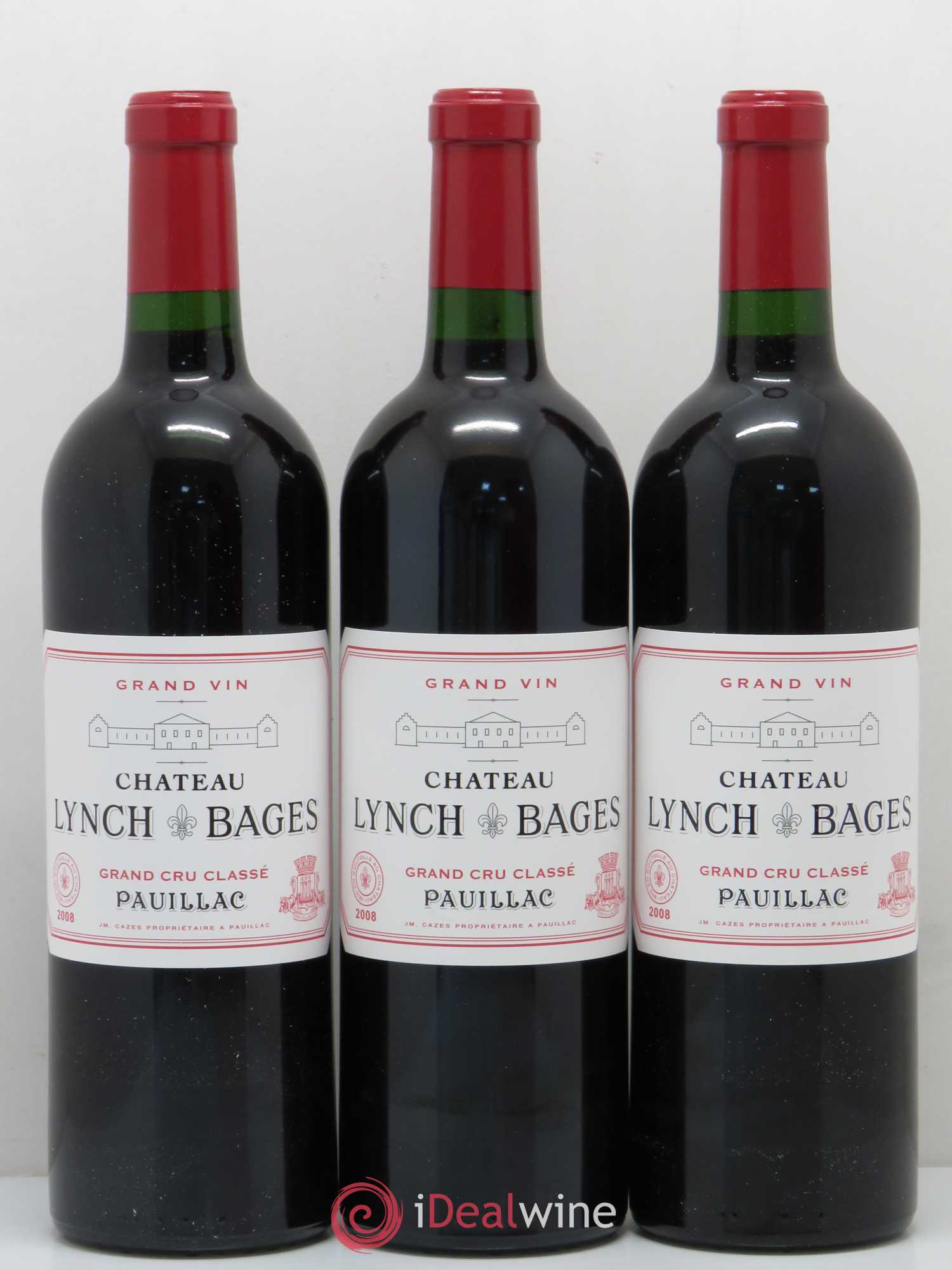 Château Lynch Bages 5ème Grand Cru Classé 2008 - Lot de 12 bouteilles - 4