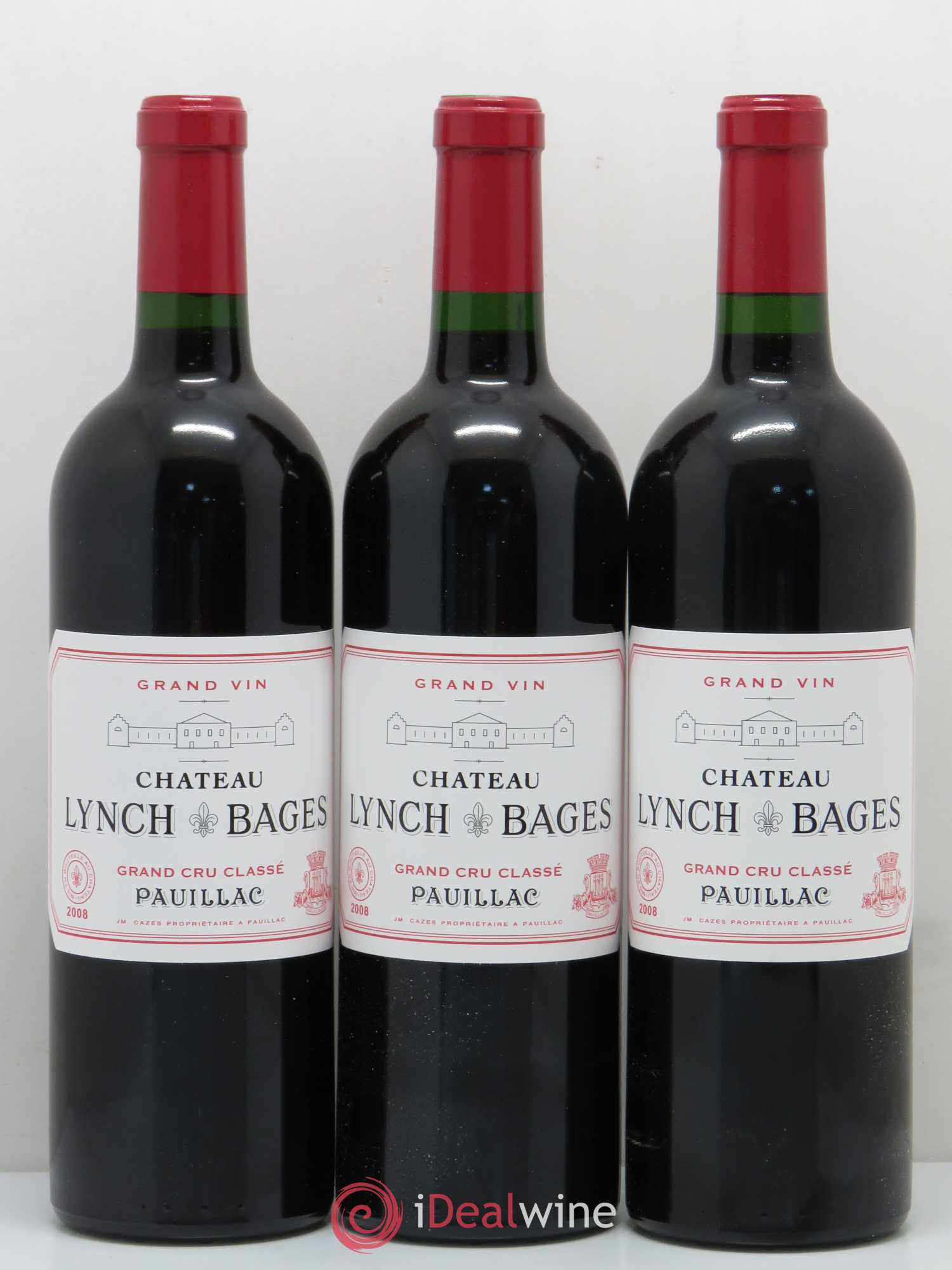 Château Lynch Bages 5ème Grand Cru Classé 2008 - Lot de 12 bouteilles - 3
