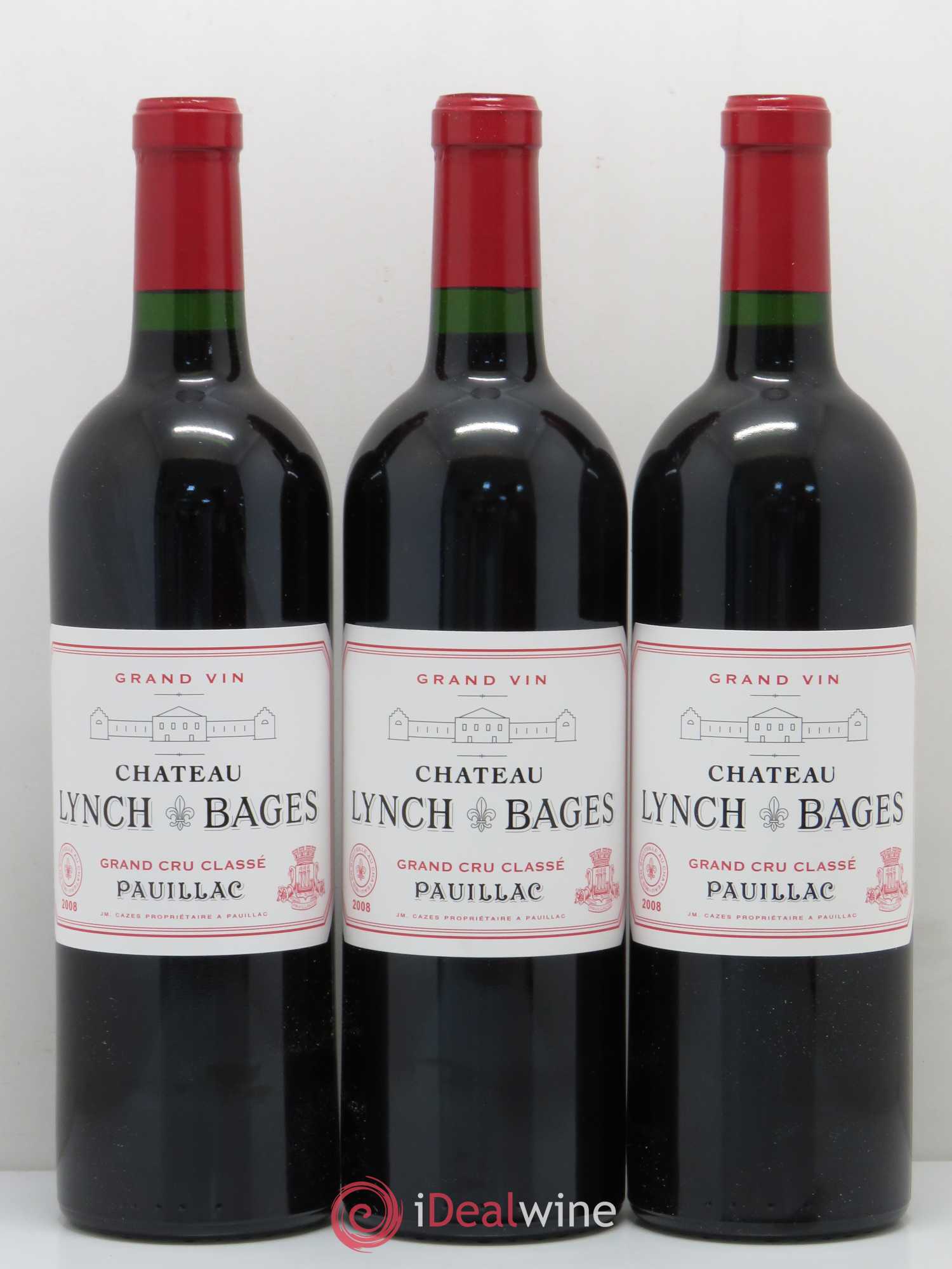 Château Lynch Bages 5ème Grand Cru Classé 2008 - Lot de 12 bouteilles - 4