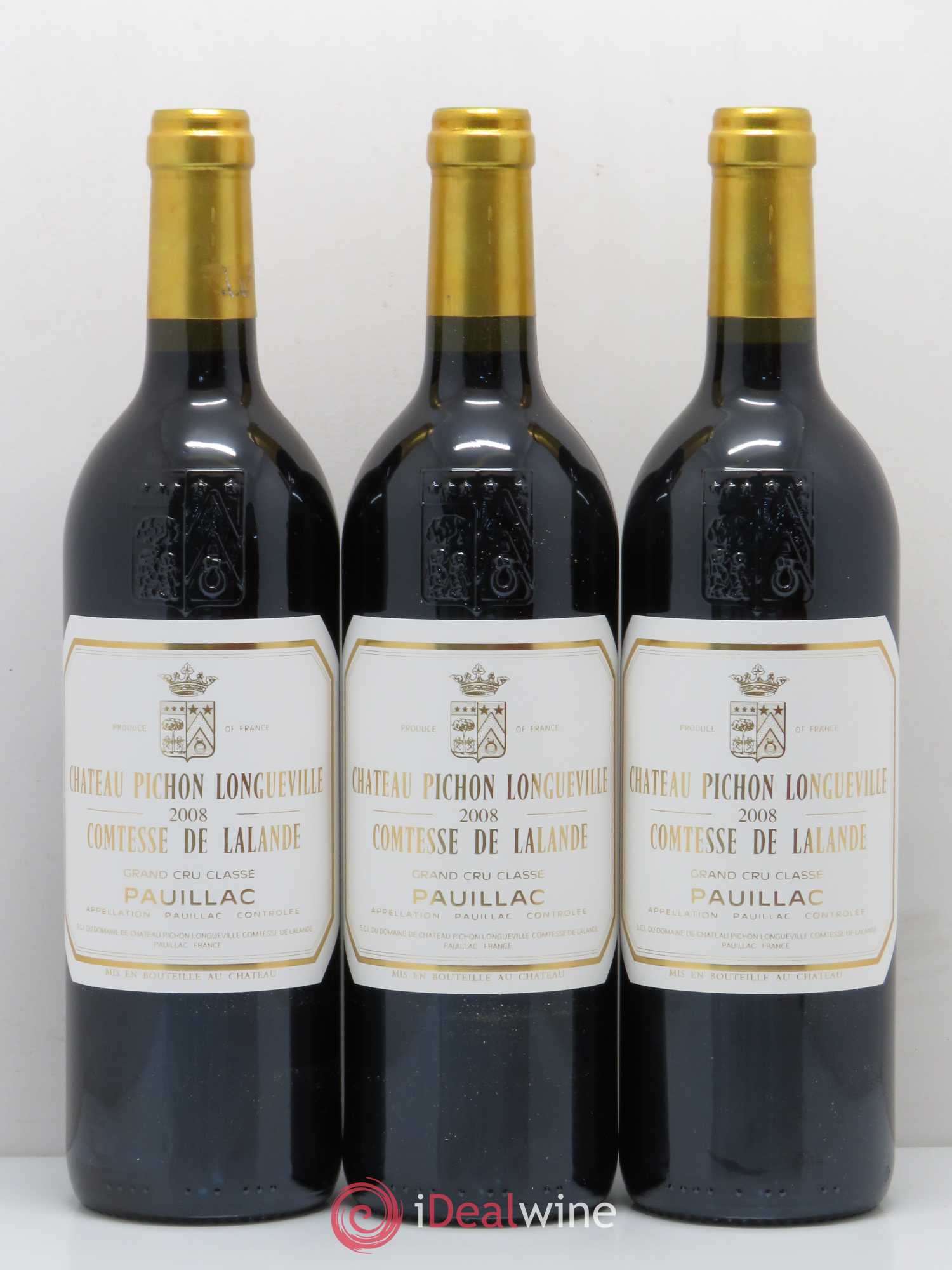 Château Pichon Longueville Comtesse de Lalande 2ème Grand Cru Classé 2008 - Lot de 12 bouteilles - 4