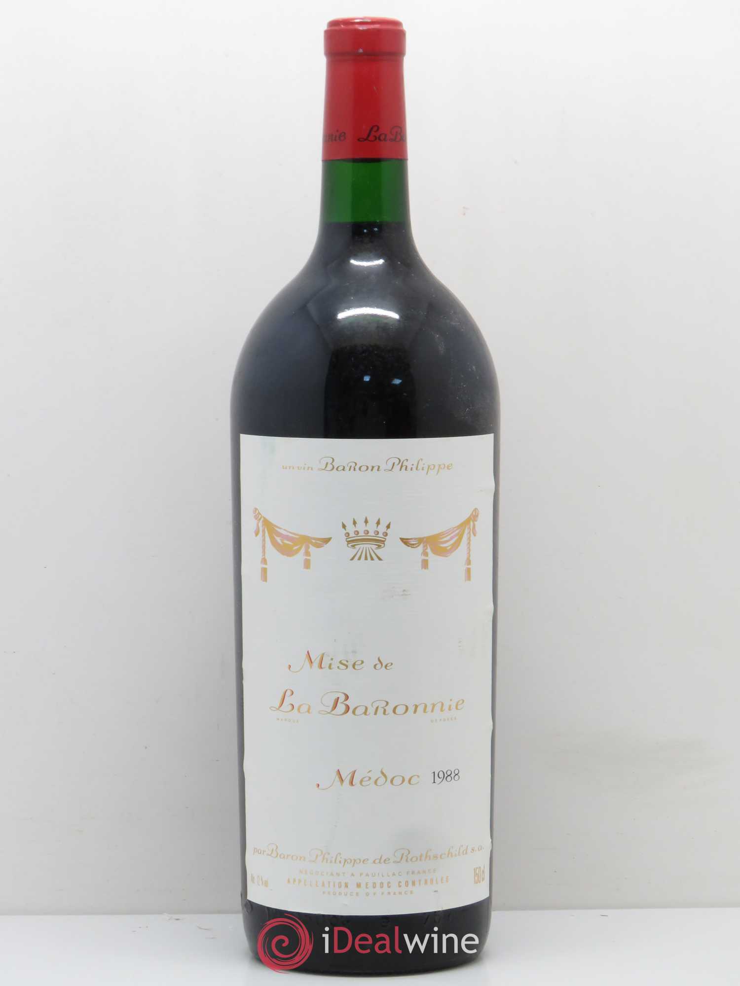 Médoc Mise de La Baronnie (sans prix de réserve) 1988 - Posten von 1 Magnum - 0