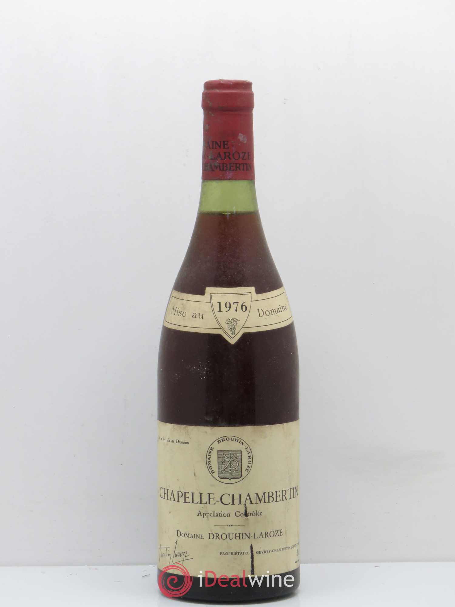 Chapelle-Chambertin Grand Cru Domaine Drouhin-Laroze 1976 - Lot de 1 bouteille - 0