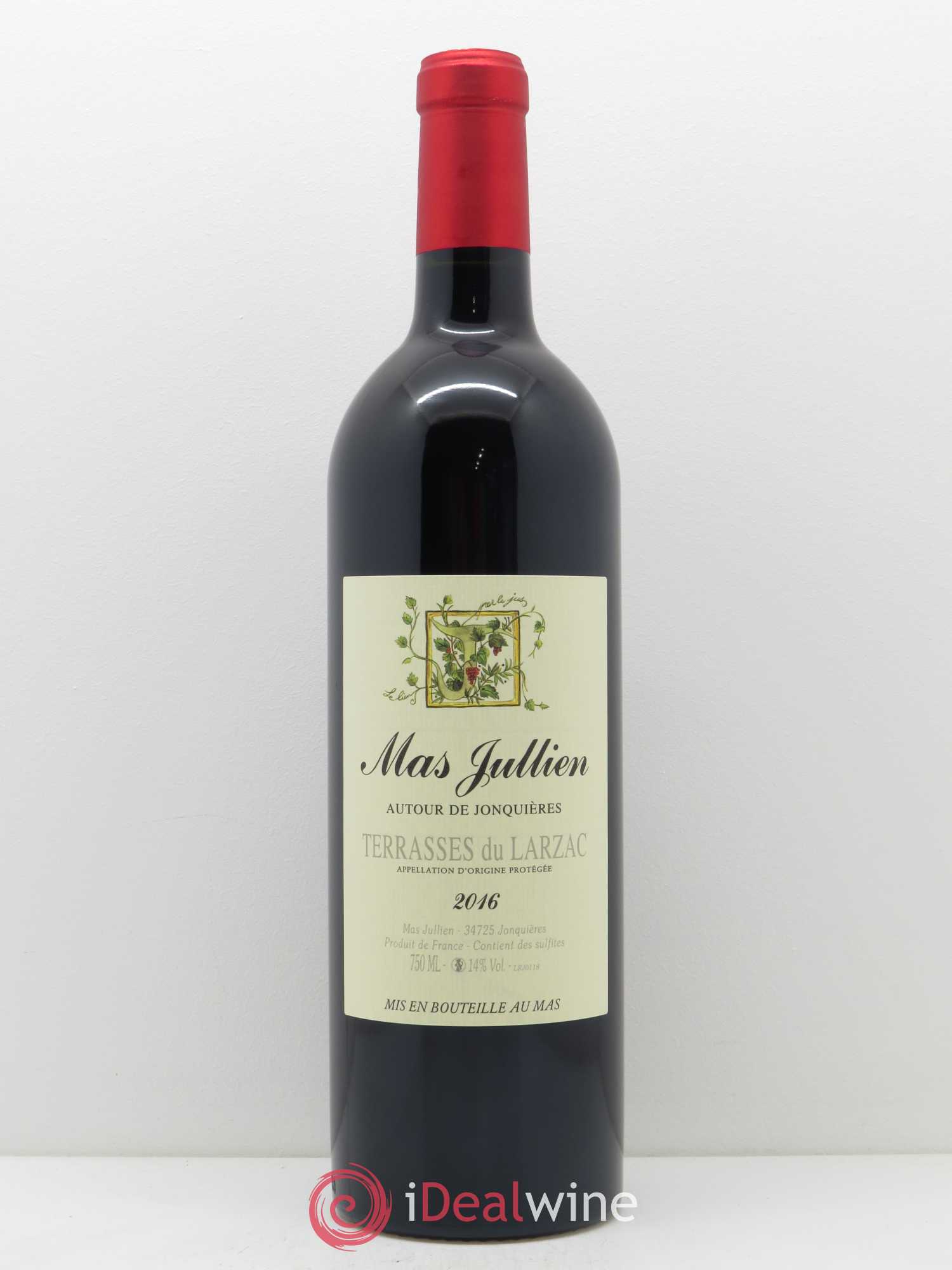 Terrasses du Larzac Mas Jullien Olivier Jullien 2016 - Lot de 1 bouteille - 0