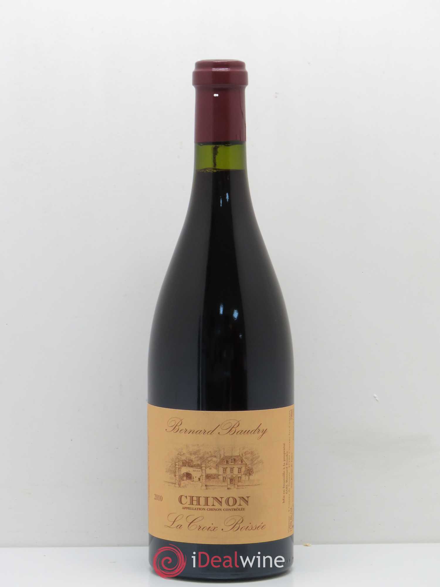 Chinon La Croix Boissée Bernard Baudry 2010 - Lot de 1 bouteille - 0