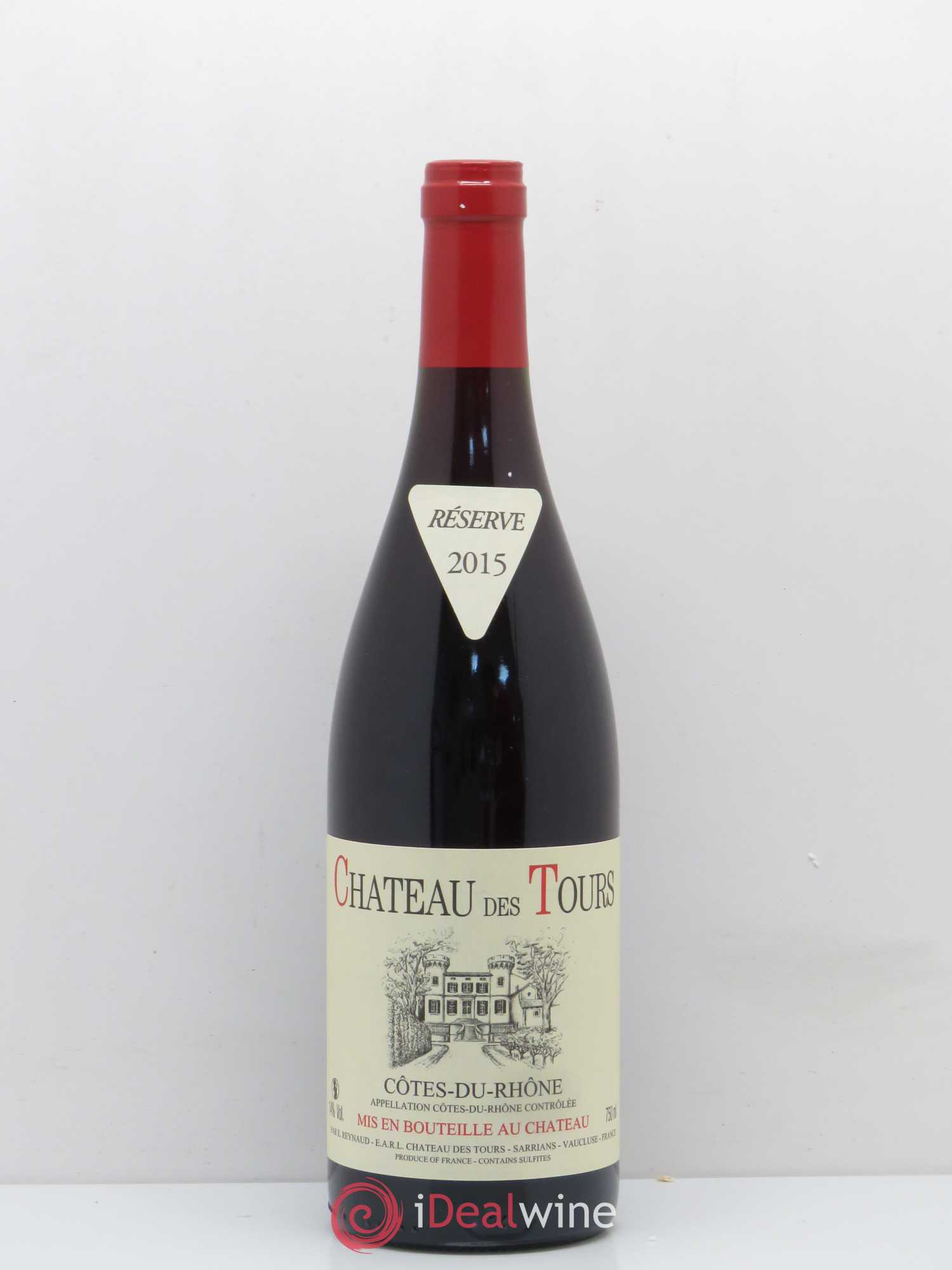 Côtes-du-Rhône Château des Tours Emmanuel Reynaud 2015 - Lot de 1 bouteille - 0