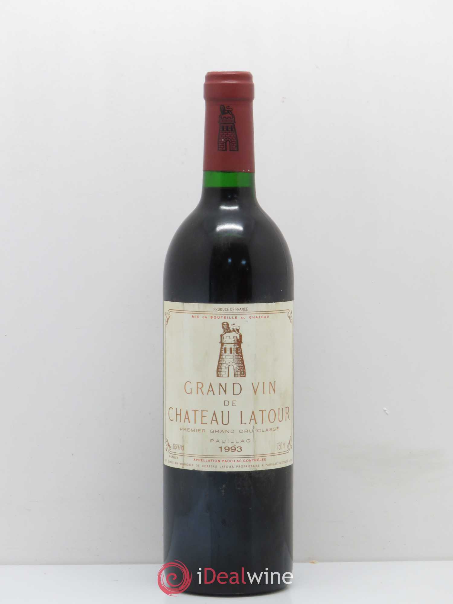 Château Latour 1er Grand Cru Classé 1993 - Lot de 1 bouteille - 0