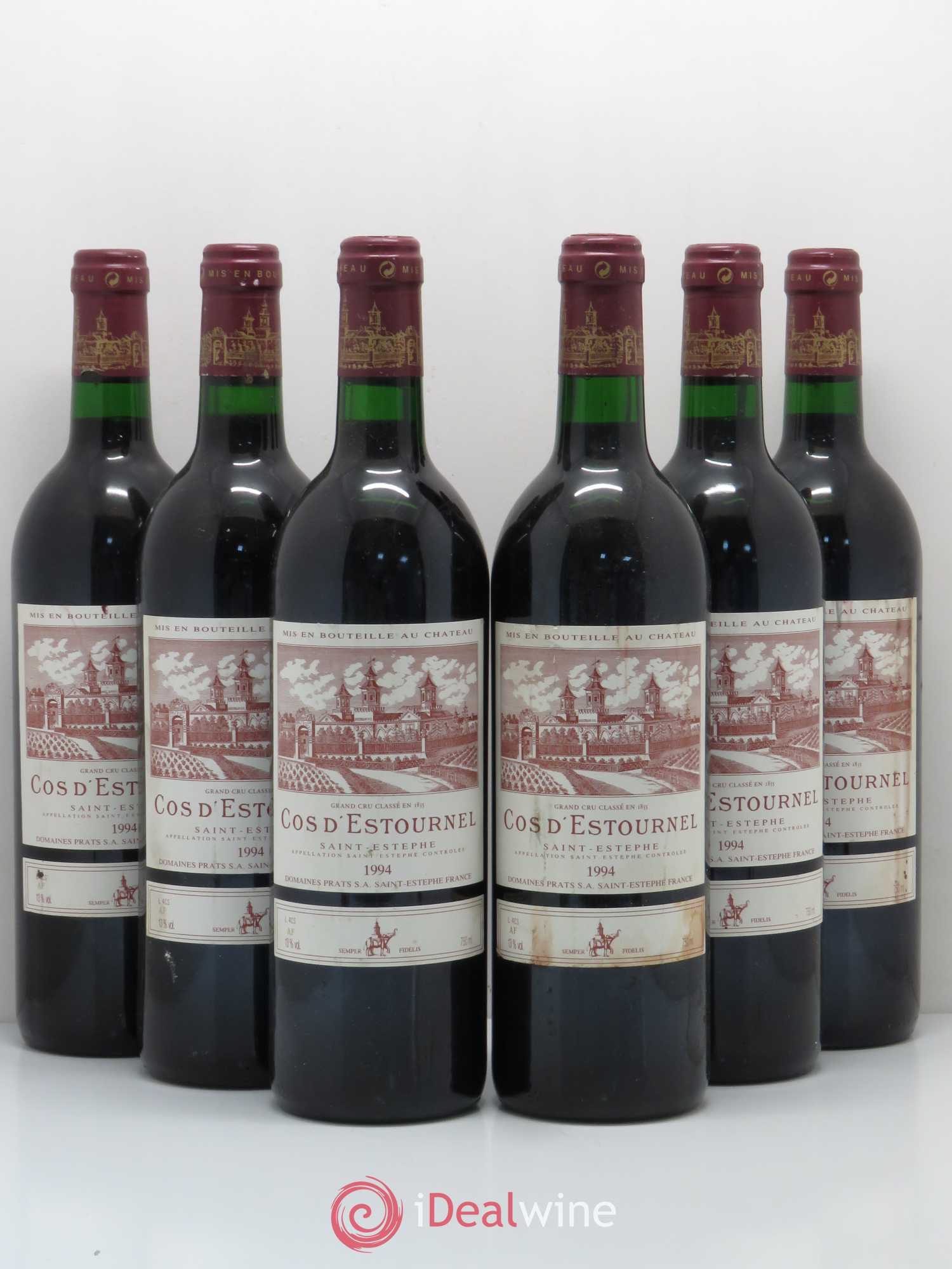 Cos d'Estournel 2ème Grand Cru Classé 1994 - Lot de 6 bouteilles - 0