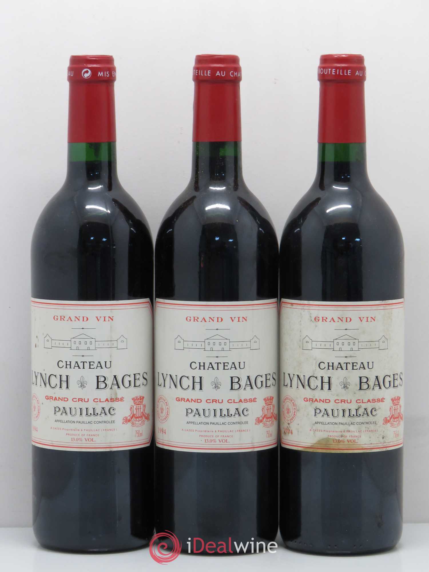 Château Lynch Bages 5ème Grand Cru Classé 1994 - Lot de 6 bouteilles - 1