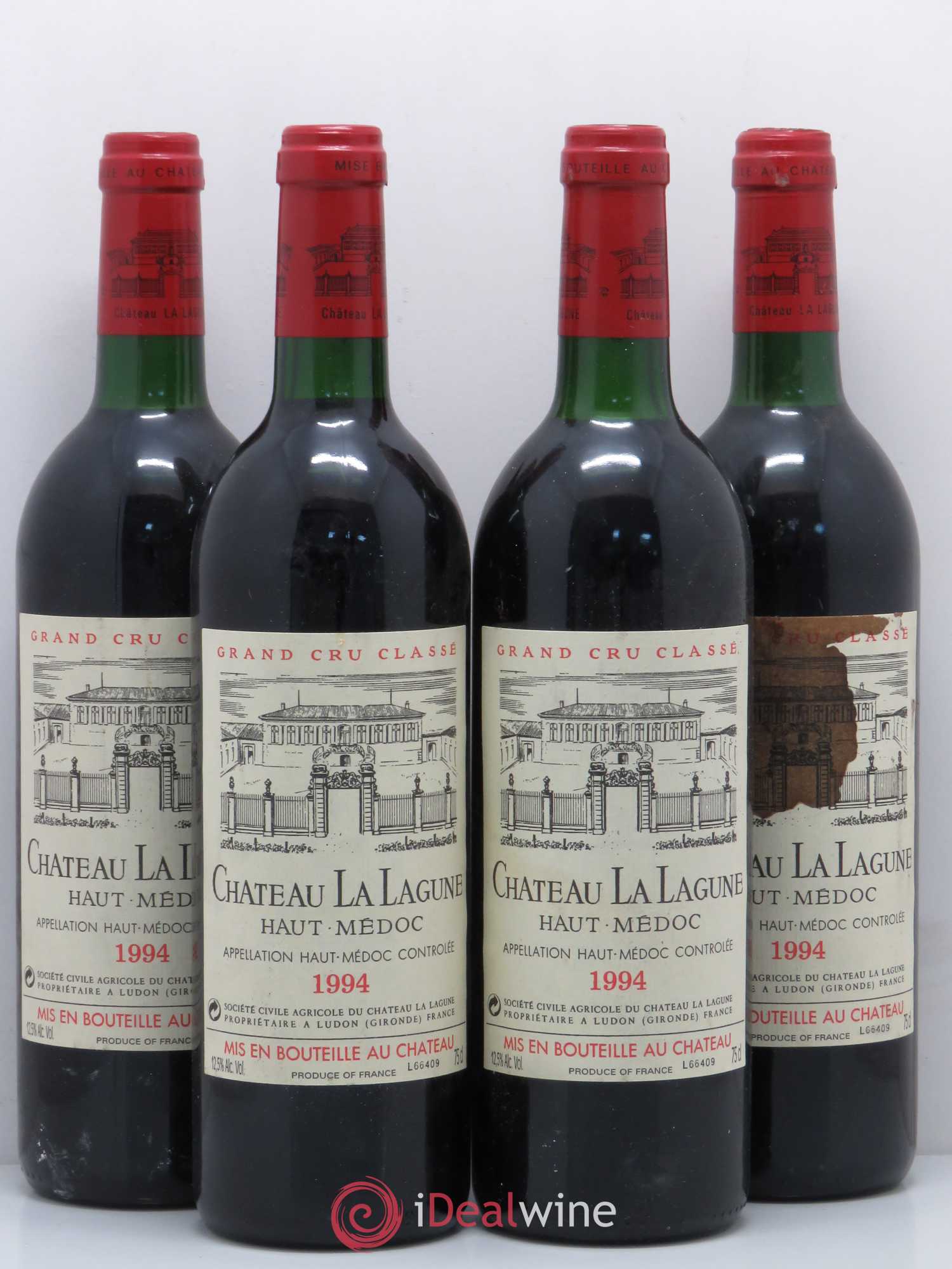 Château la Lagune 3ème Grand Cru Classé 1994 - Lot de 4 bouteilles - 0