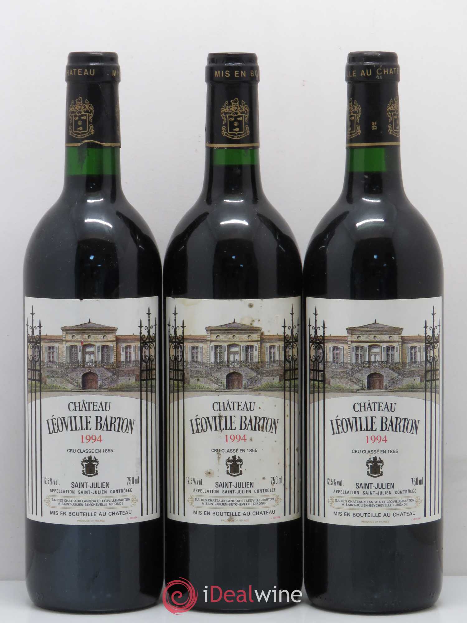 Château Léoville Barton 2ème Grand Cru Classé 1994 - Lot de 6 bouteilles - 2