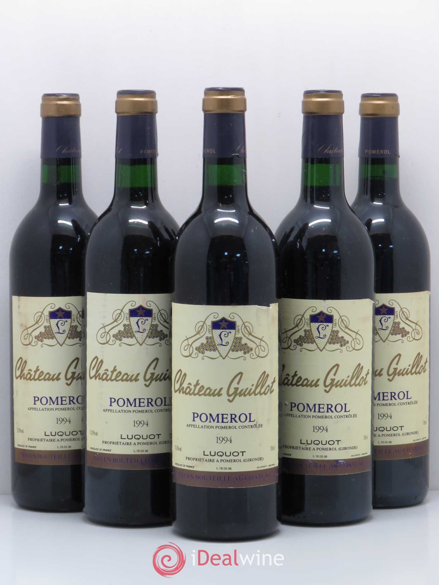 Château Guillot 1994 - Lot de 5 bouteilles - 0