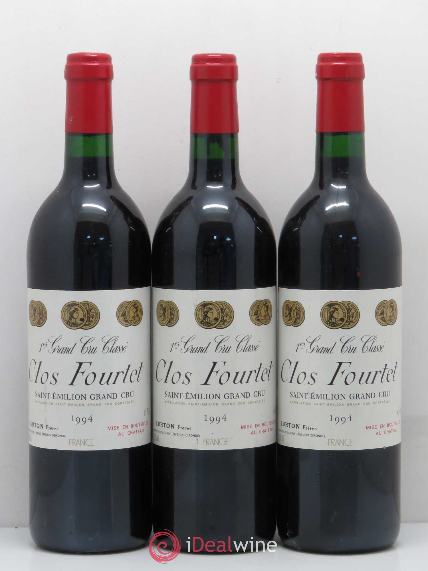 Clos Fourtet 1er Grand Cru Classé B 1994 - Lot de 6 bouteilles - 1