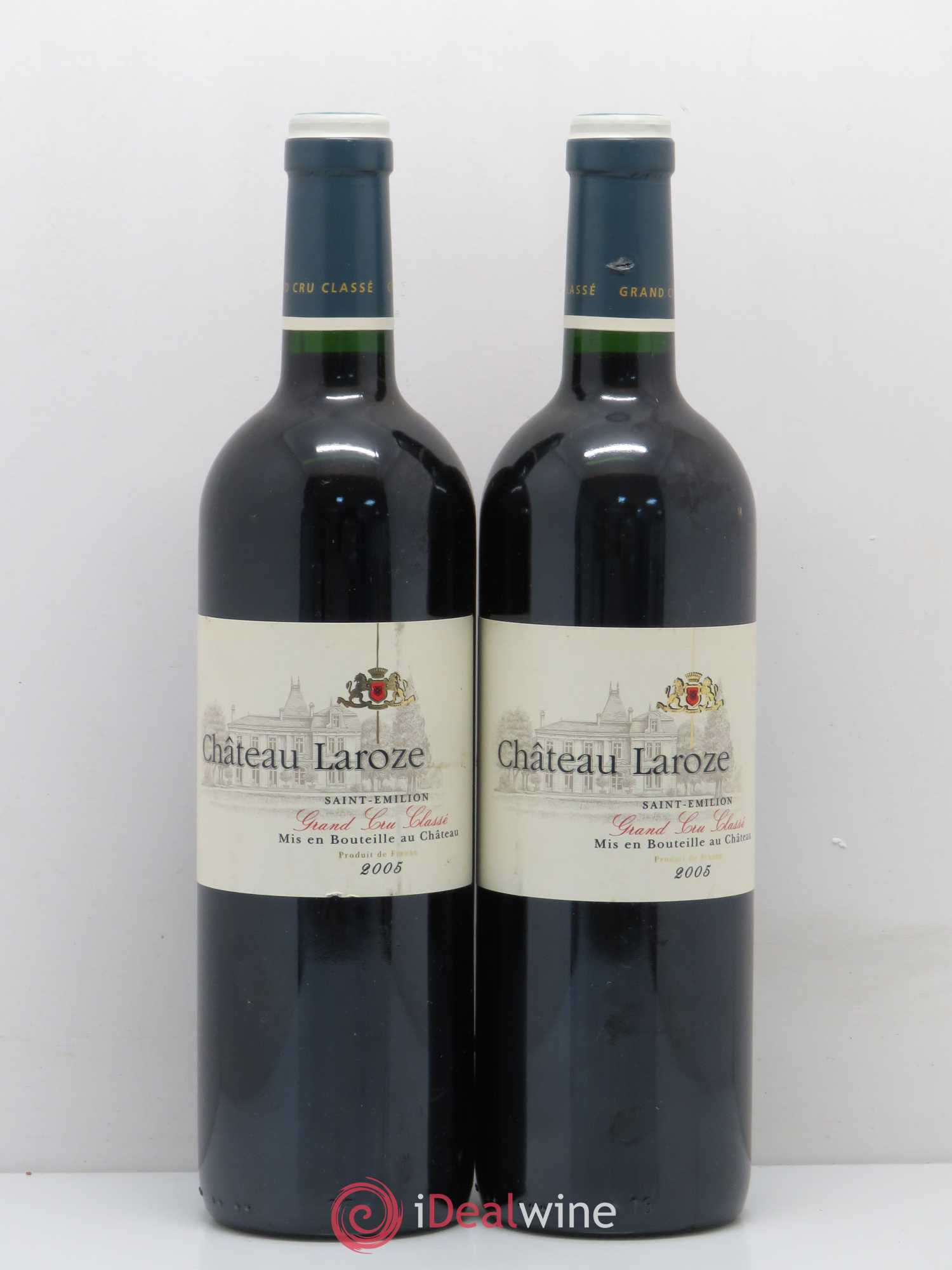 Château Laroze Grand Cru Classé 2005 - Lot de 2 bouteilles - 0